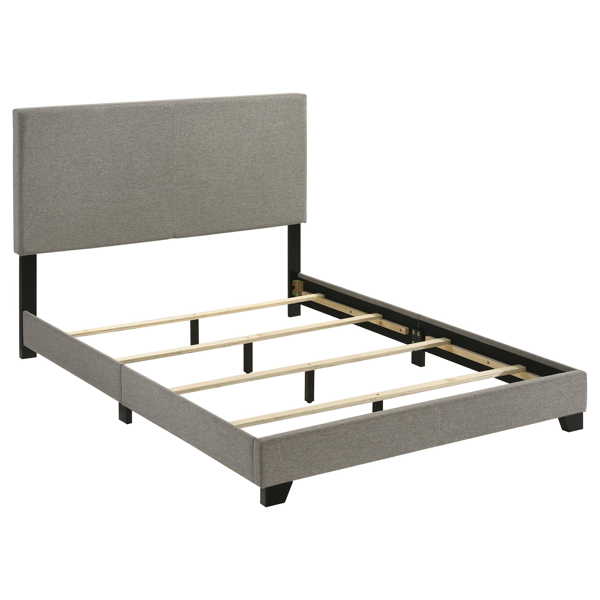  Coaster Furniture Dorian 300851F Fabric Upholstered Full Panel Bed - Taupe IMAGE 2