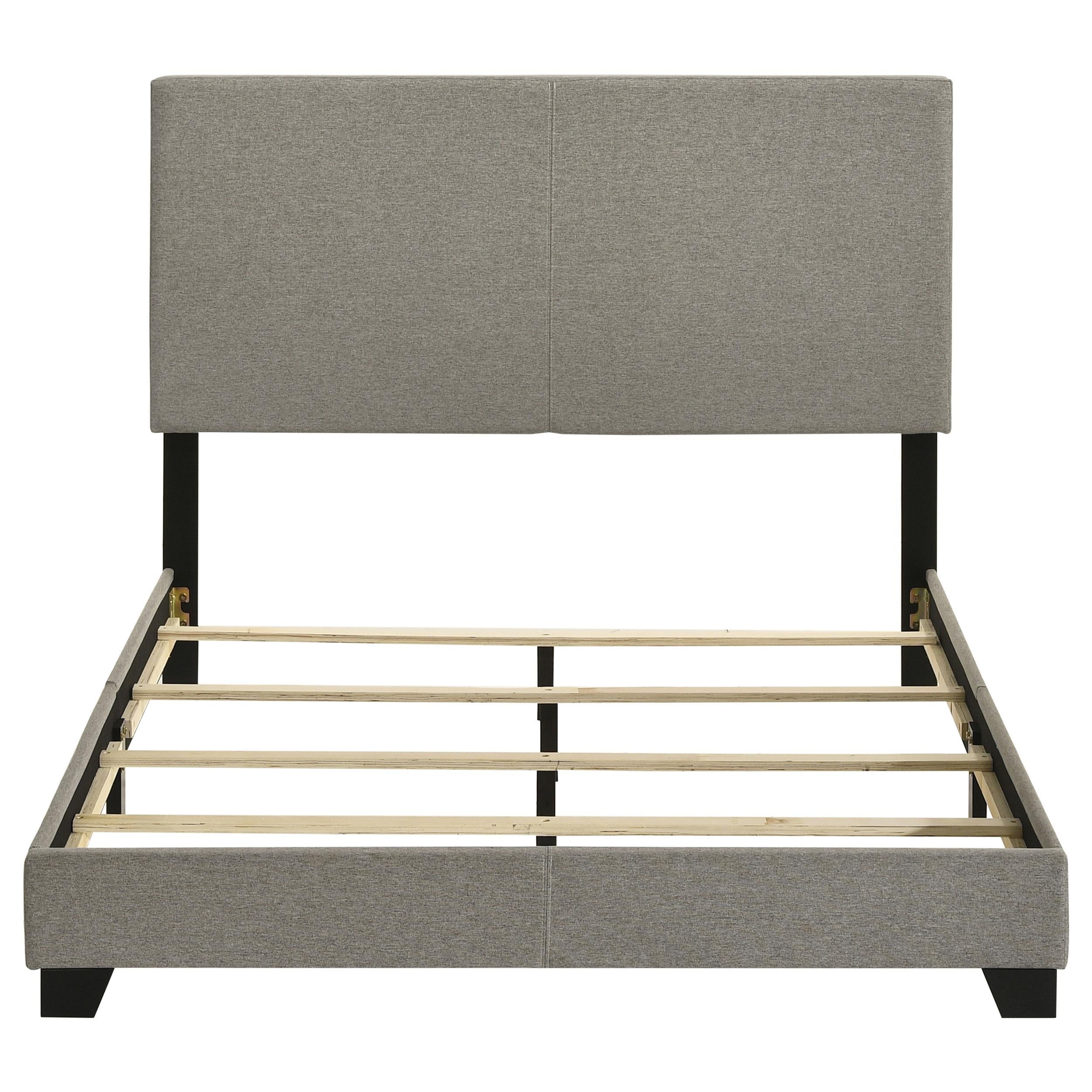  Coaster Furniture Dorian 300851F Fabric Upholstered Full Panel Bed - Taupe IMAGE 4