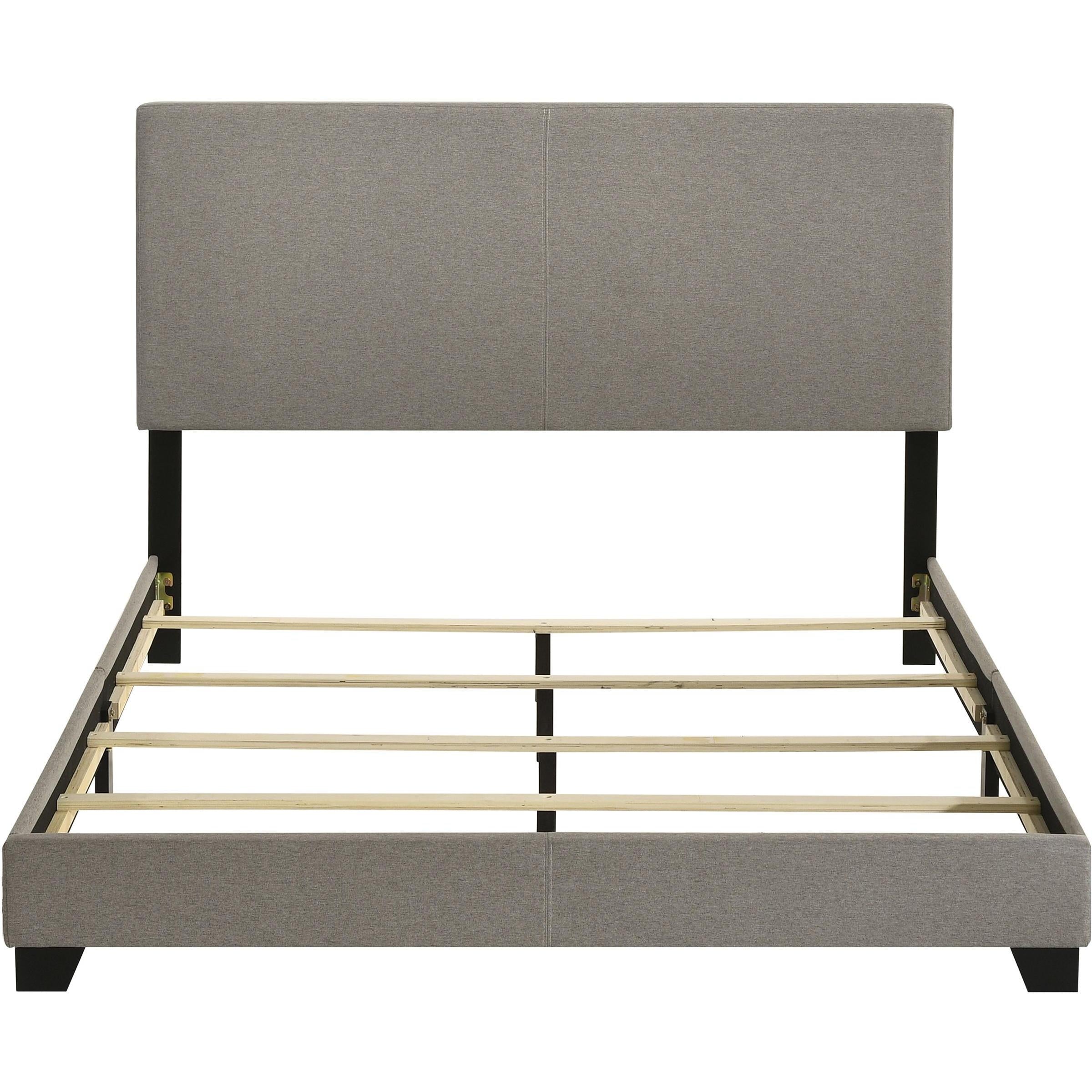  Coaster Furniture Dorian 300851Q Fabric Upholstered Queen Panel Bed - Taupe IMAGE 4