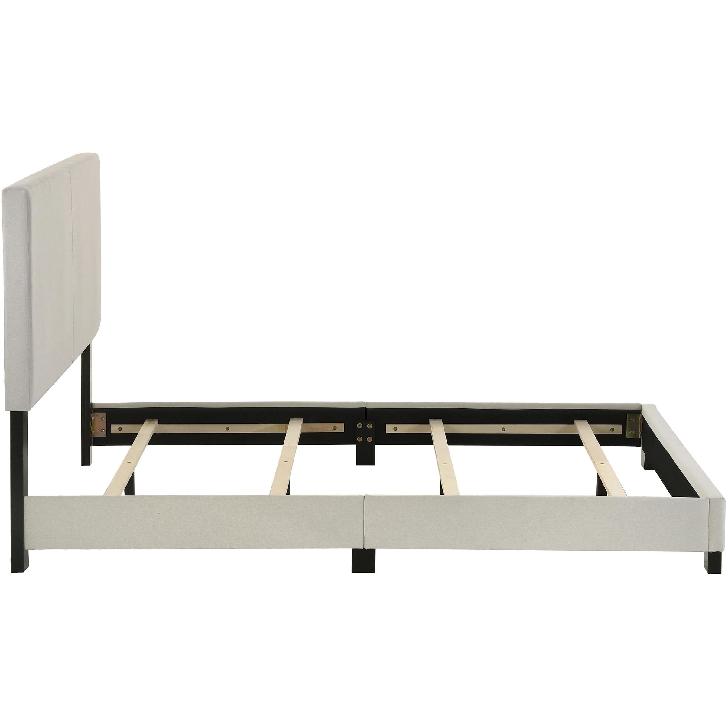  Coaster Furniture Dorian 300852F Fabric Upholstered Full Panel Bed - Cream IMAGE 6