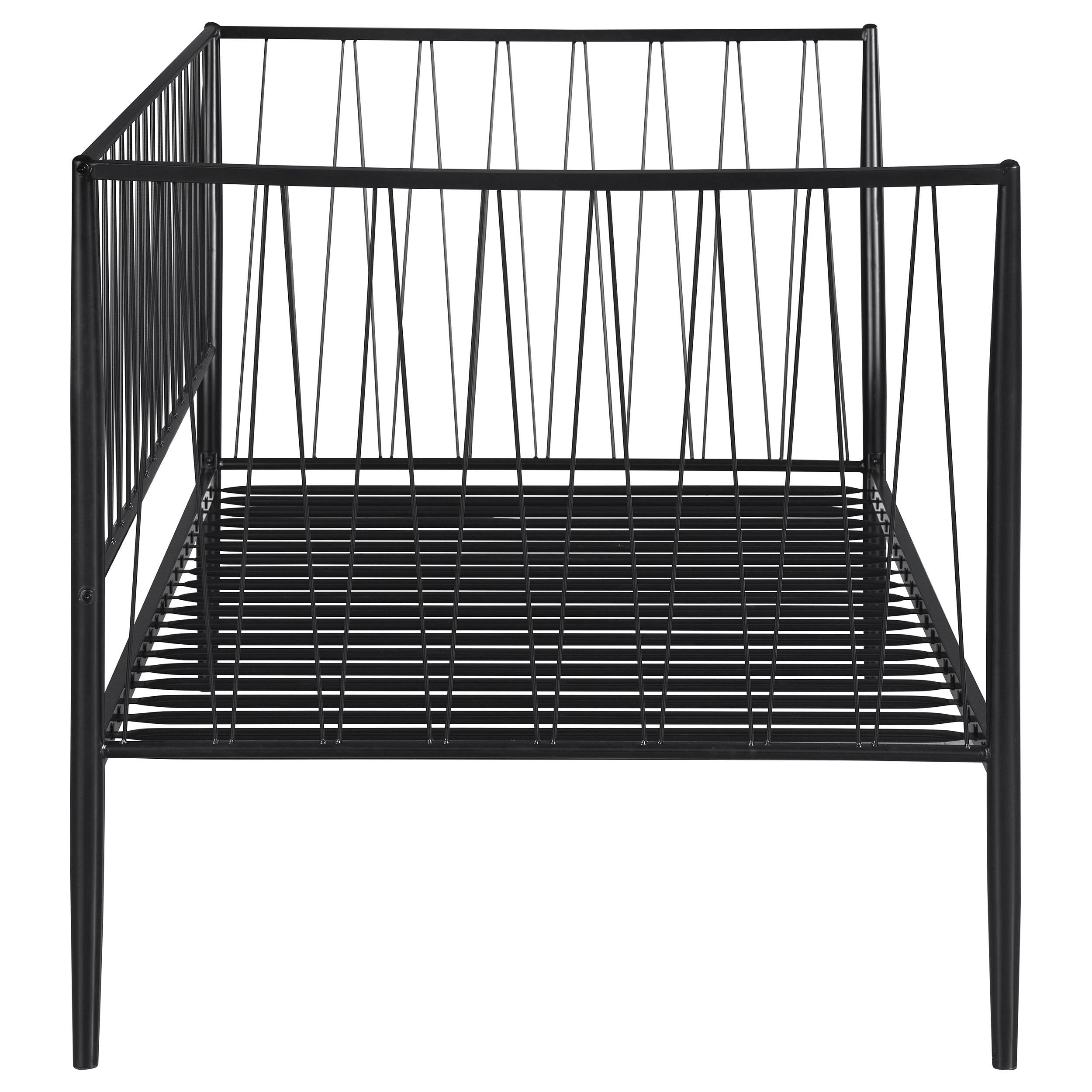  Coaster Furniture Richland 301057 Metal Twin Daybed Bed Frame - Matte Black IMAGE 4