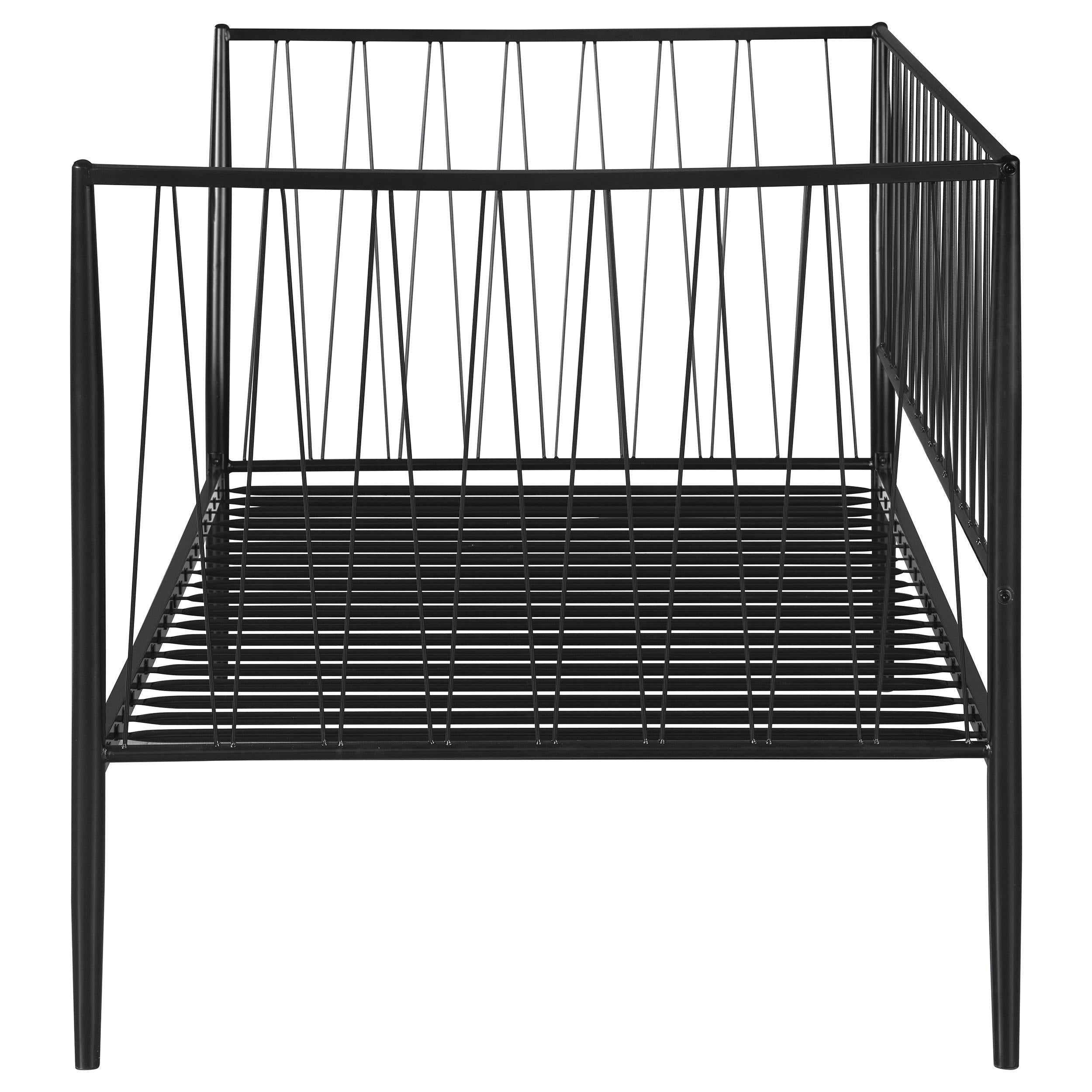  Coaster Furniture Richland 301057 Metal Twin Daybed Bed Frame - Matte Black IMAGE 6
