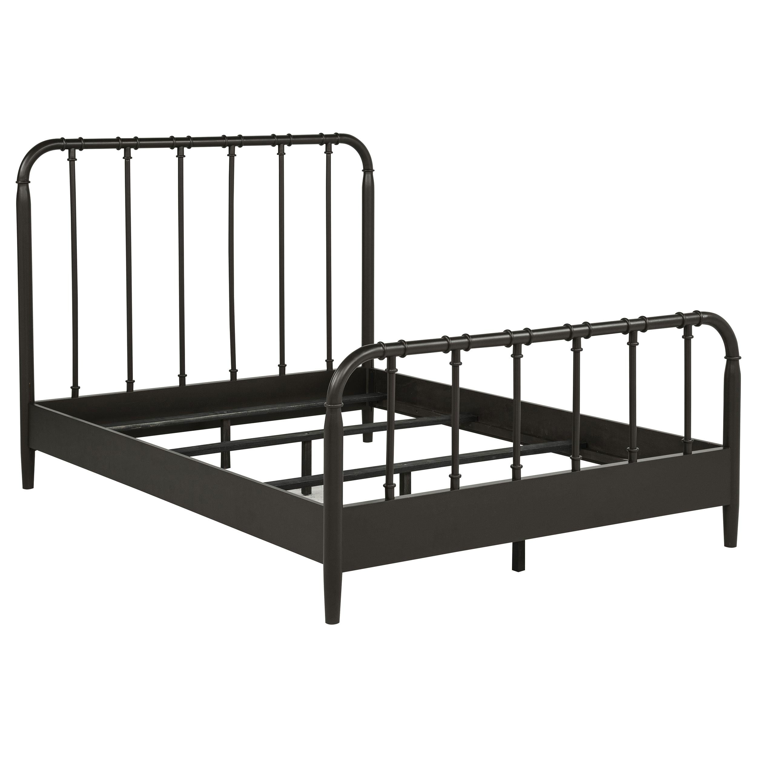  Coaster Furniture Rocco 310035F All Wood Water Pipe Open Frame Full Bed - Dark Bronze IMAGE 1