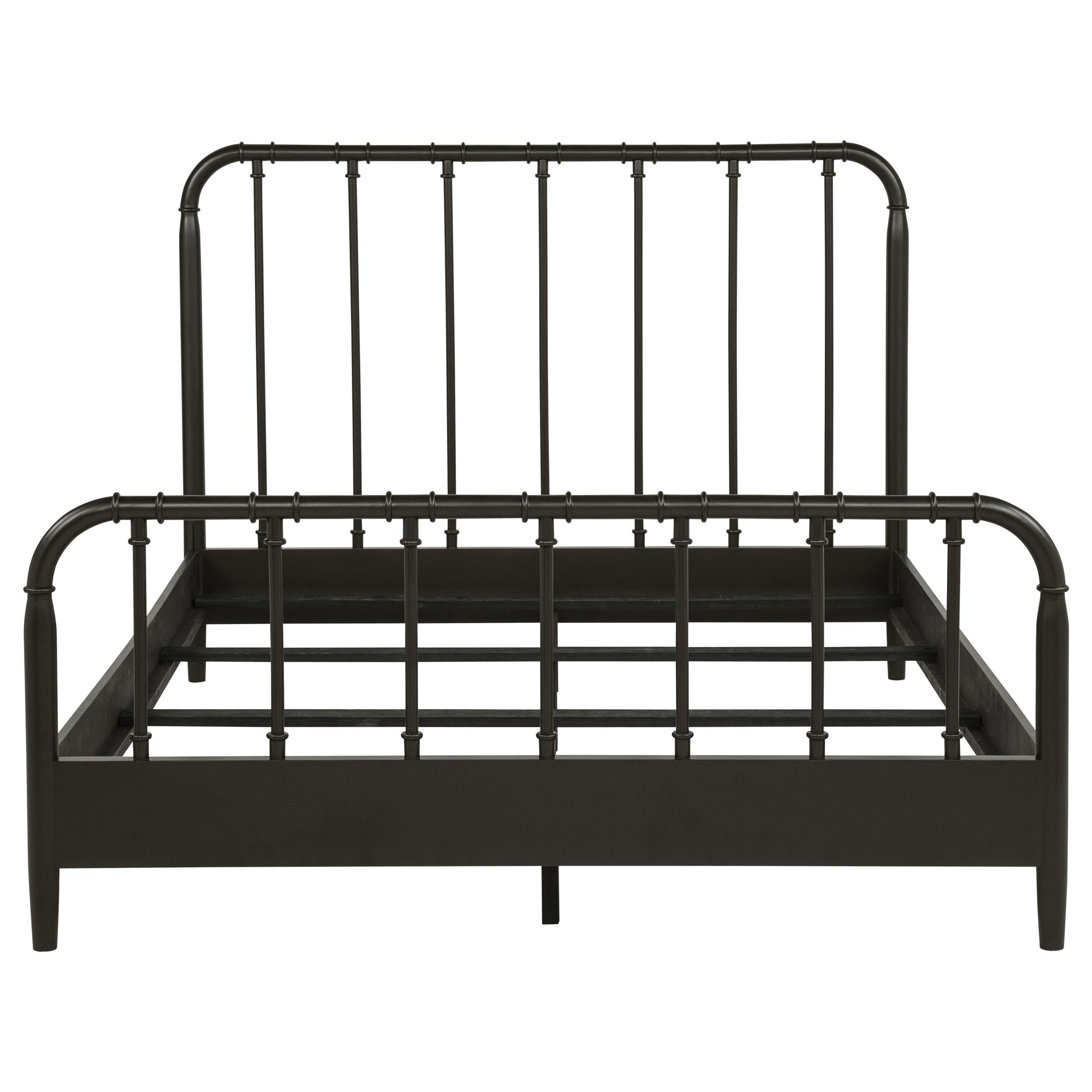  Coaster Furniture Rocco 310035Q All Wood Water Pipe Open Frame Queen Bed - Dark Bronze IMAGE 4