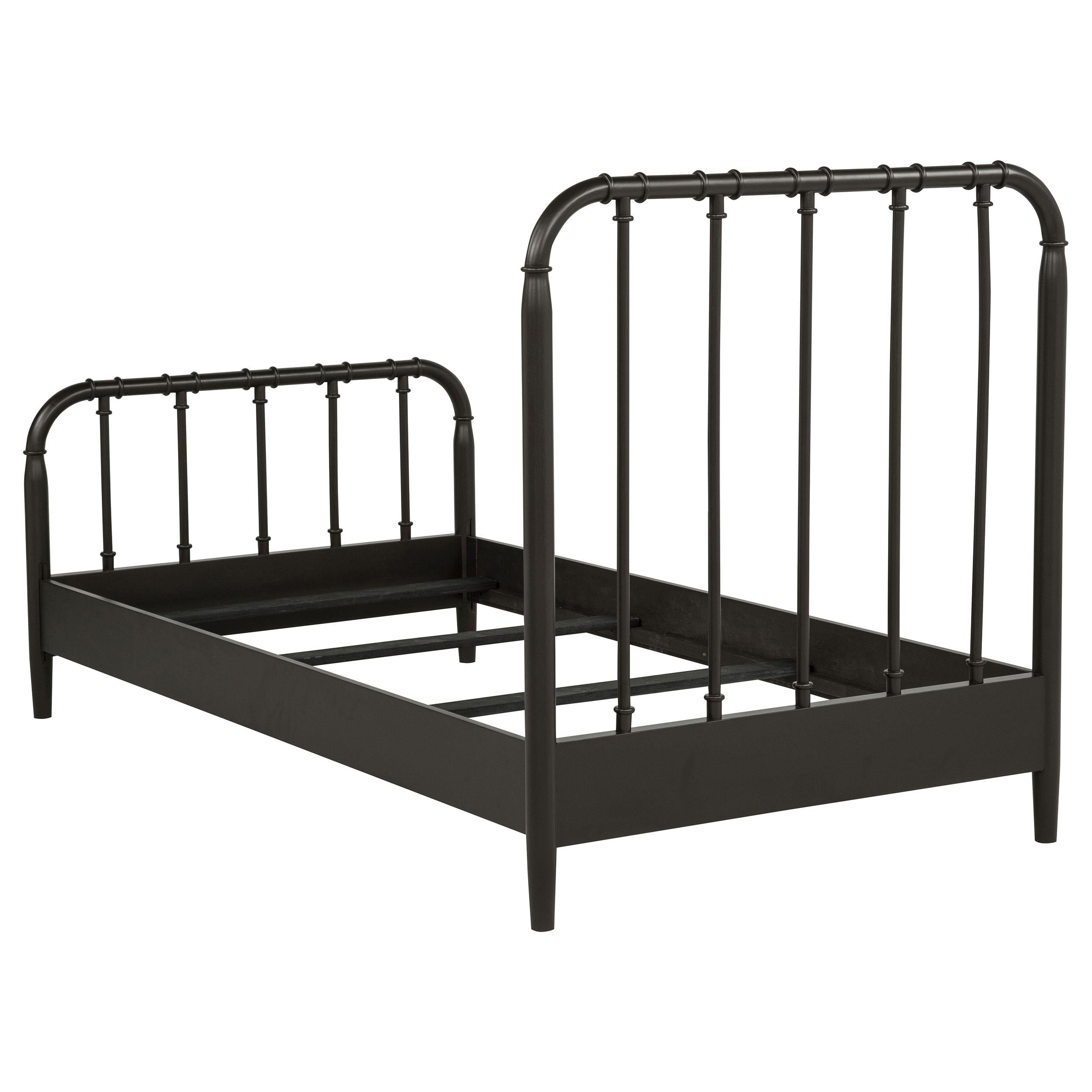  Coaster Furniture Rocco 310035T All Wood Water Pipe Open Frame Twin Bed - Dark Bronze IMAGE 5
