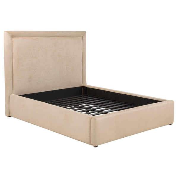 Coaster Furniture Lawson 315835LF 54-inch Upholstered Full Platform Bed - Light Saddle