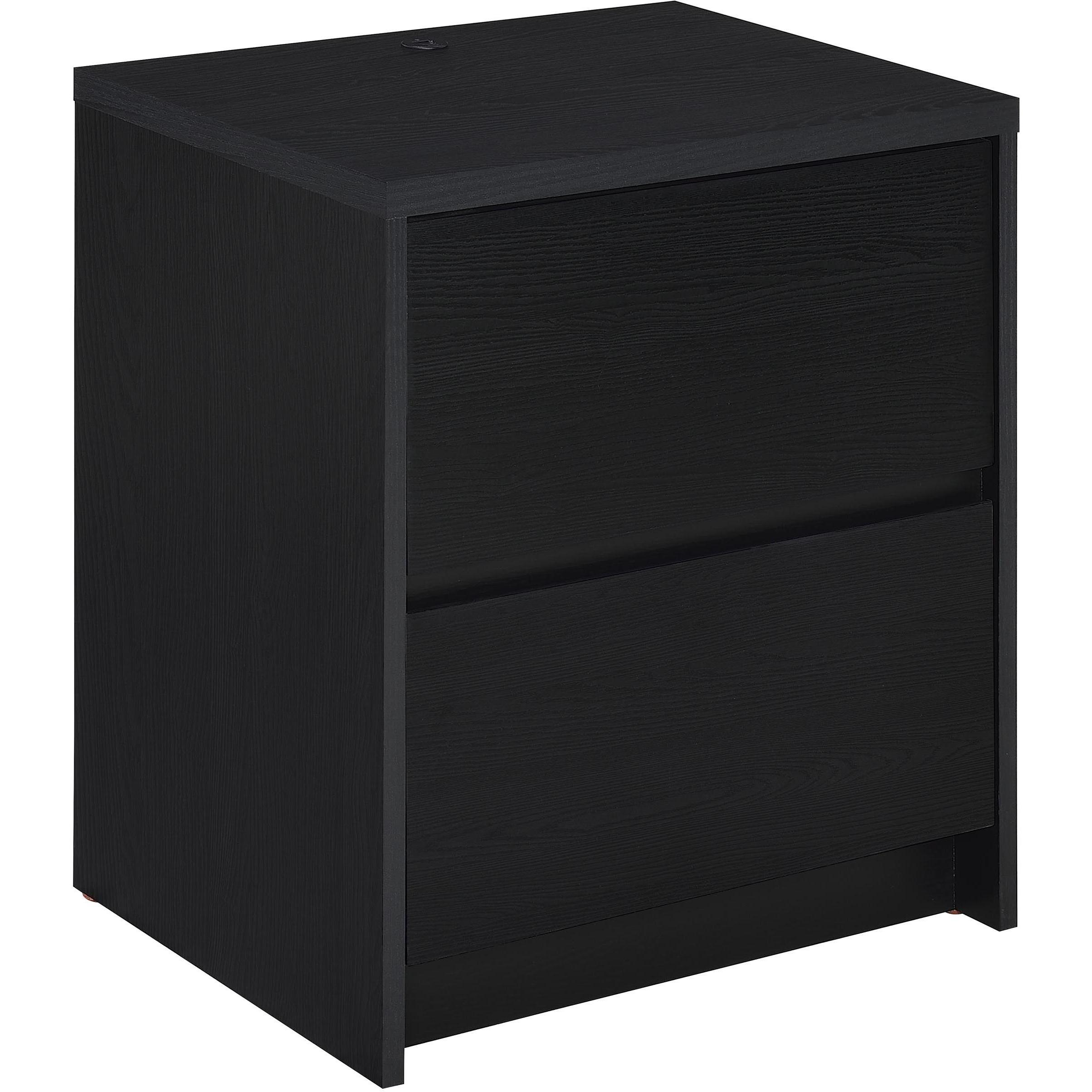  Coaster Furniture Westpark 315852 2-drawer Nightstand LED Lights and USB - Black IMAGE 1