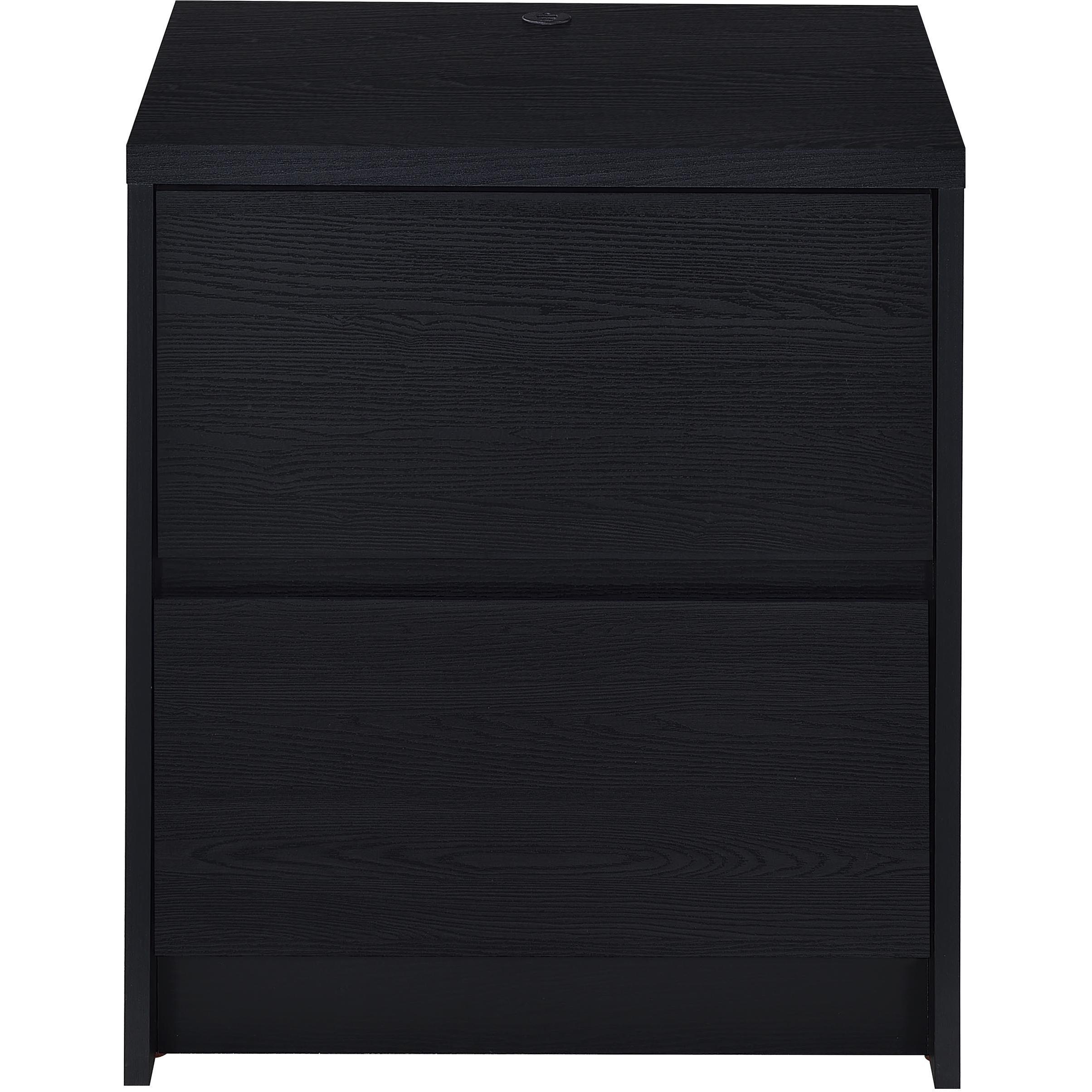  Coaster Furniture Westpark 315852 2-drawer Nightstand LED Lights and USB - Black IMAGE 5