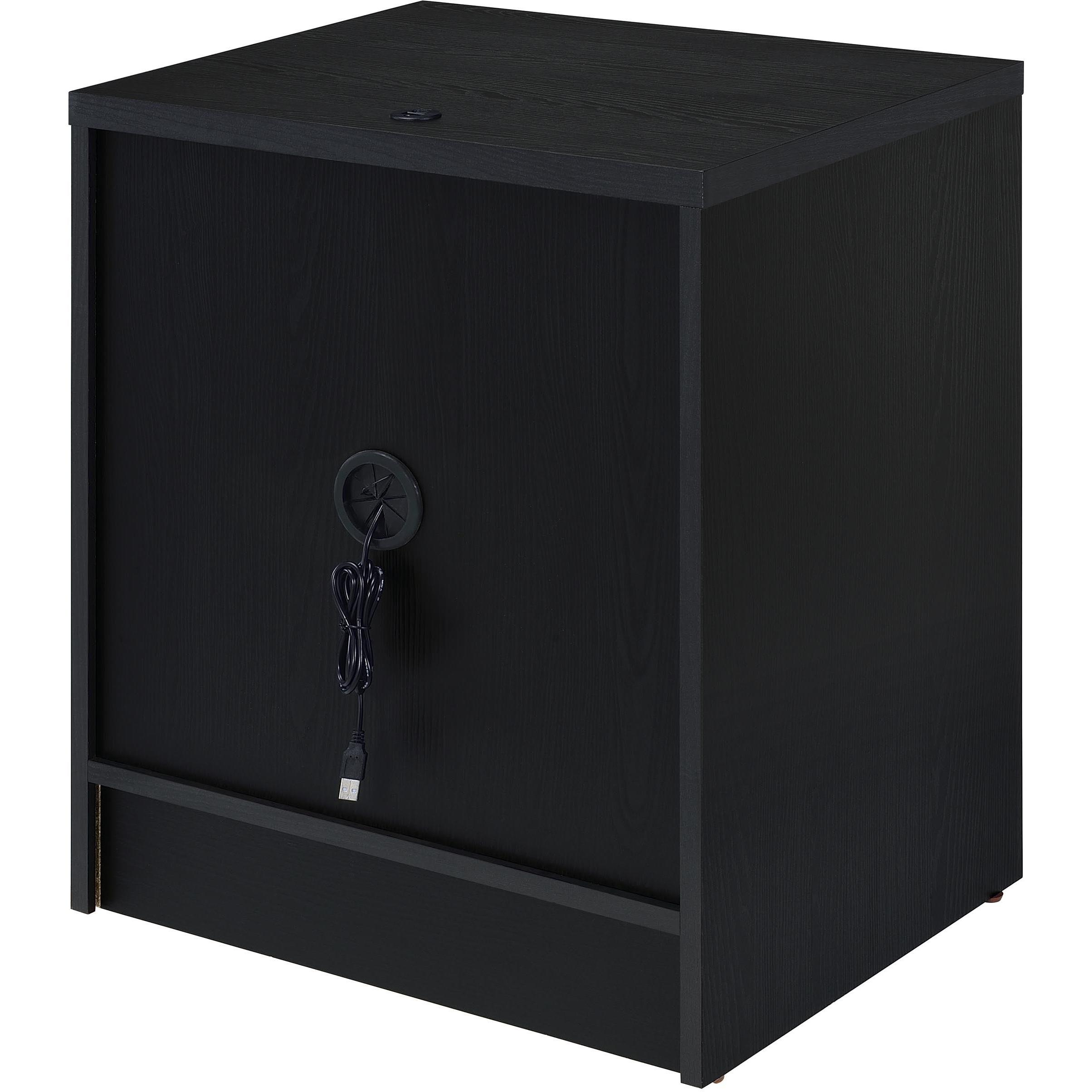  Coaster Furniture Westpark 315852 2-drawer Nightstand LED Lights and USB - Black IMAGE 9