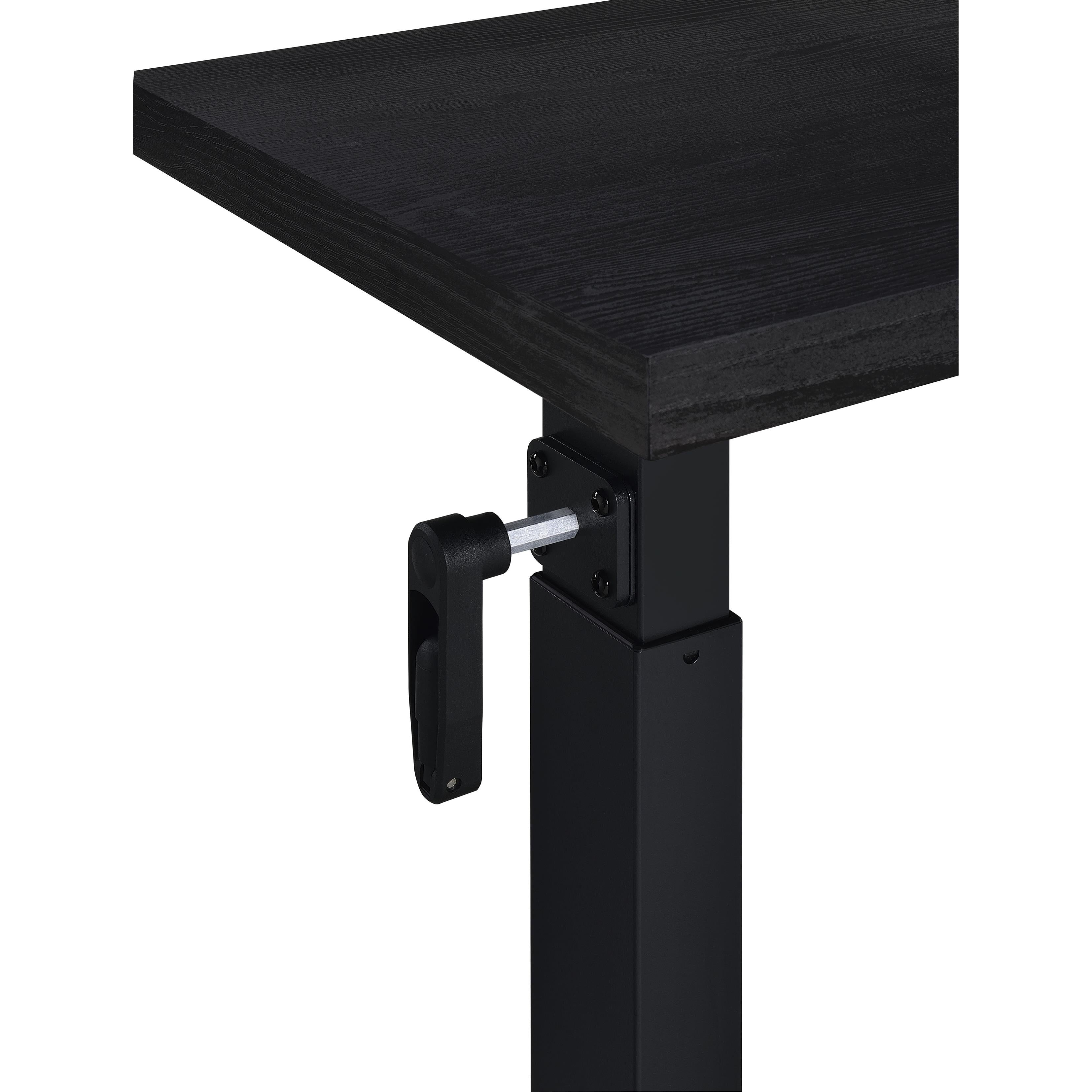  Coaster Furniture Westpark 315856 Height Adjustable Mobile Bedroom C-Table - Black IMAGE 5