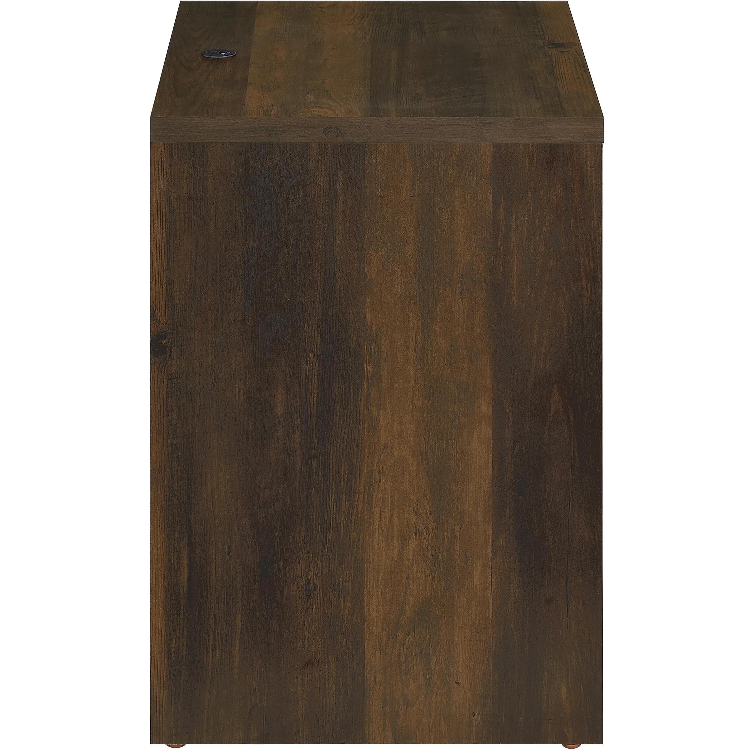  Coaster Furniture Westpark 315882 2-drawer Nightstand LED Lights and USB - Dark Pine IMAGE 10