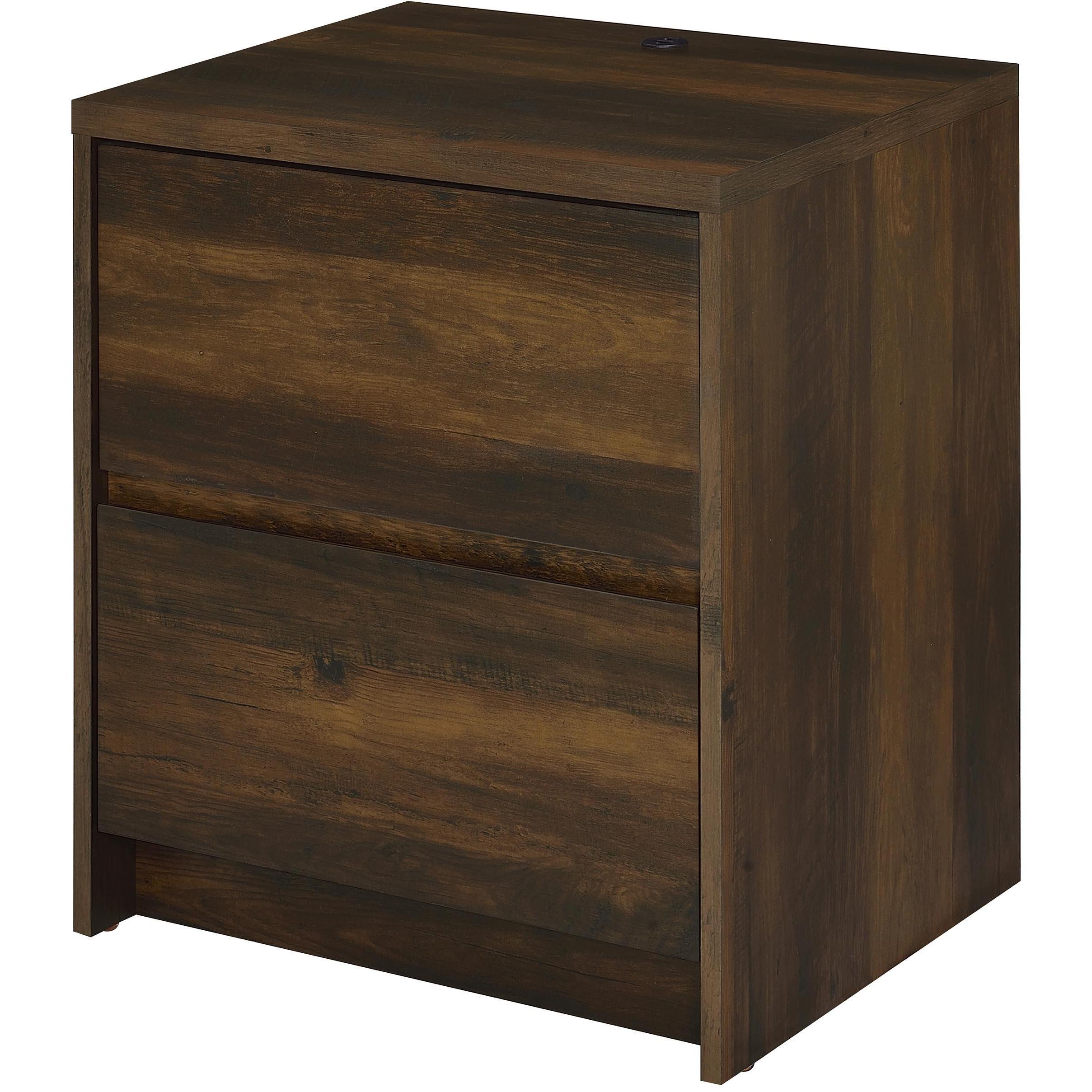  Coaster Furniture Westpark 315882 2-drawer Nightstand LED Lights and USB - Dark Pine IMAGE 6