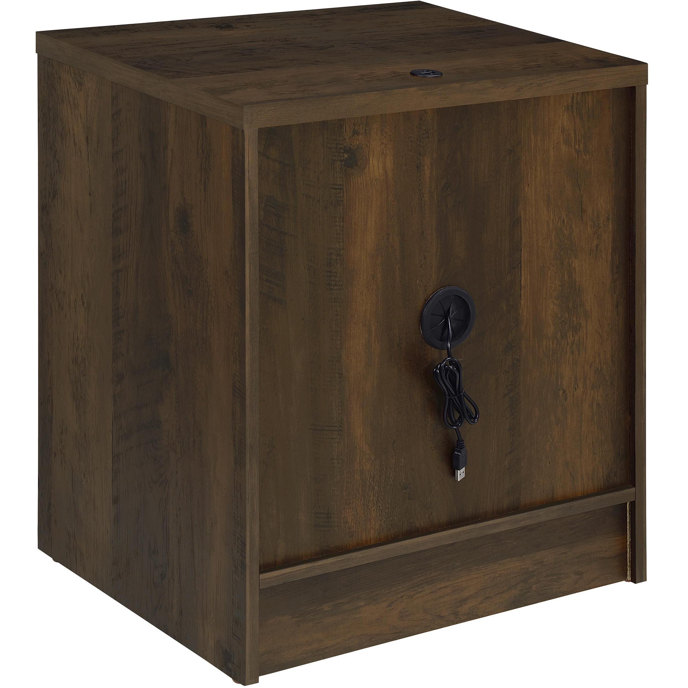  Coaster Furniture Westpark 315882 2-drawer Nightstand LED Lights and USB - Dark Pine IMAGE 8