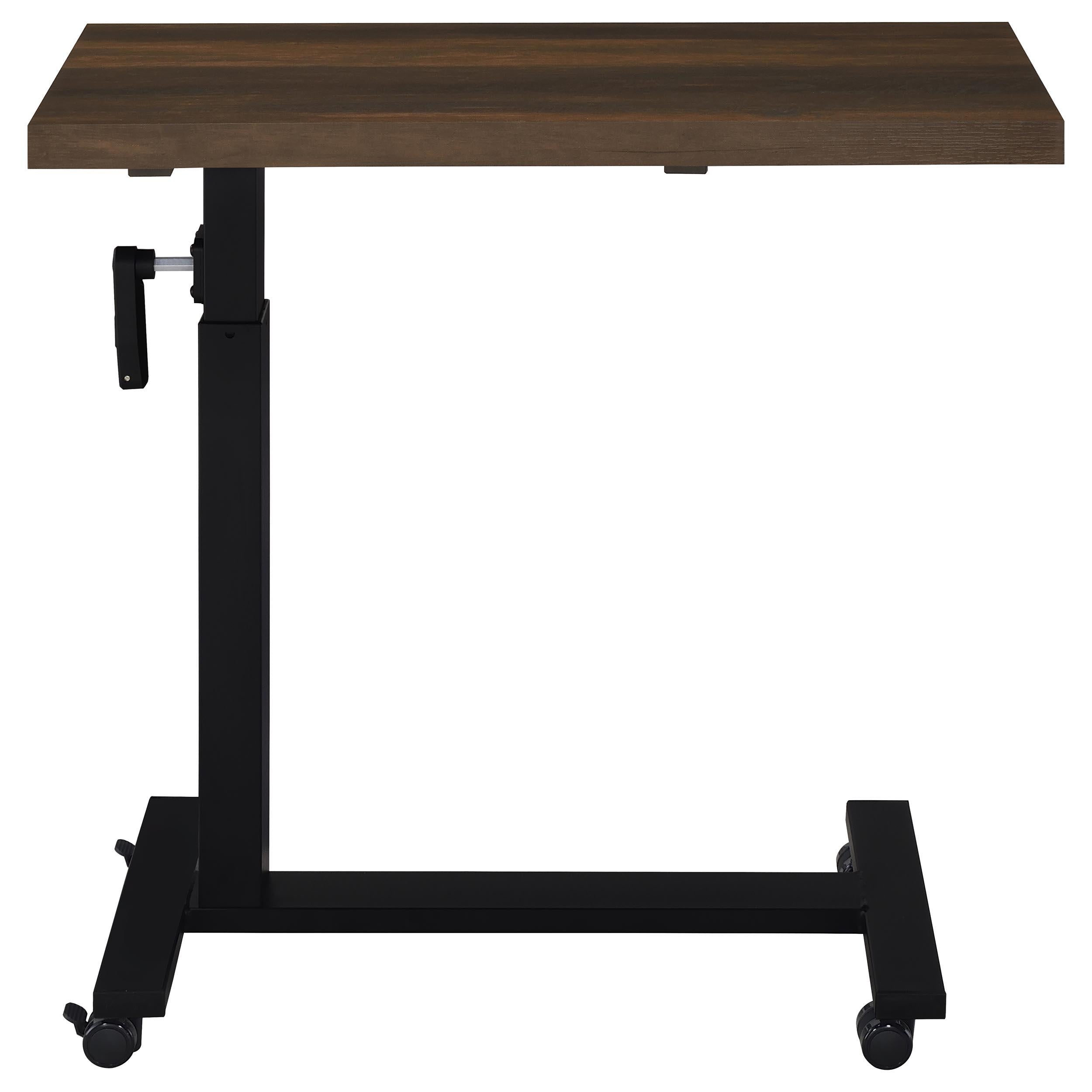  Coaster Furniture Westpark 315886 Height Adjustable Mobile Bedroom C-Table - Dark Pine IMAGE 2