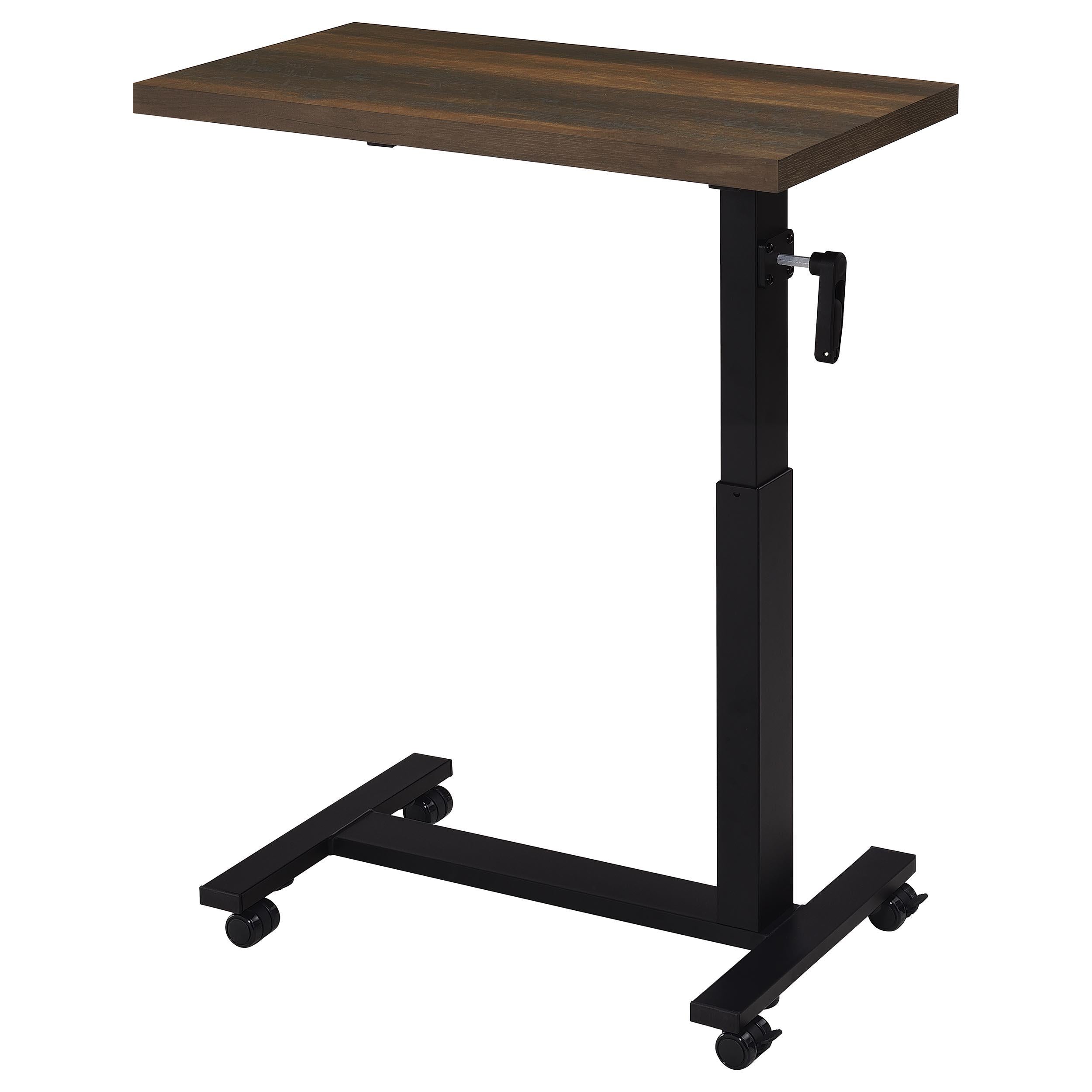  Coaster Furniture Westpark 315886 Height Adjustable Mobile Bedroom C-Table - Dark Pine IMAGE 4