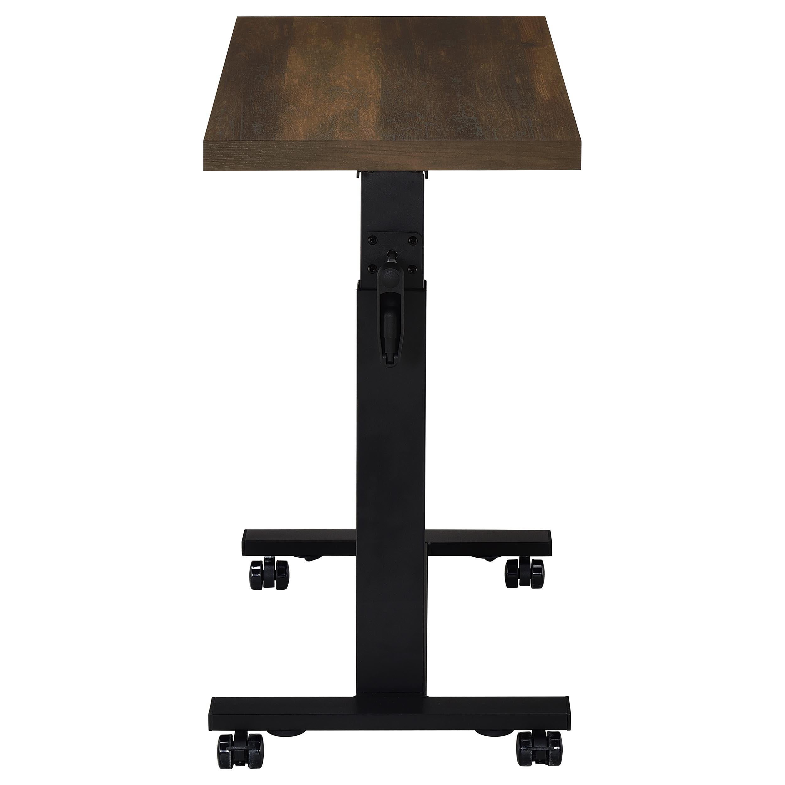  Coaster Furniture Westpark 315886 Height Adjustable Mobile Bedroom C-Table - Dark Pine IMAGE 6