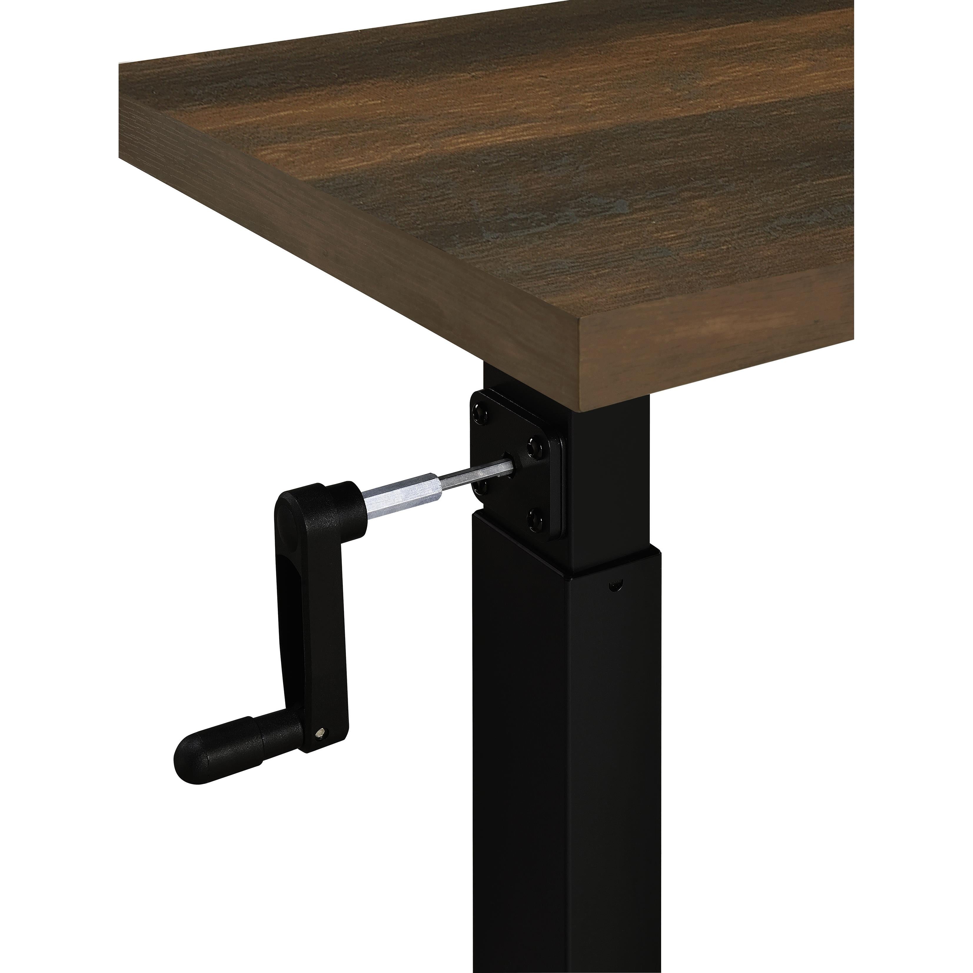  Coaster Furniture Westpark 315886 Height Adjustable Mobile Bedroom C-Table - Dark Pine IMAGE 8