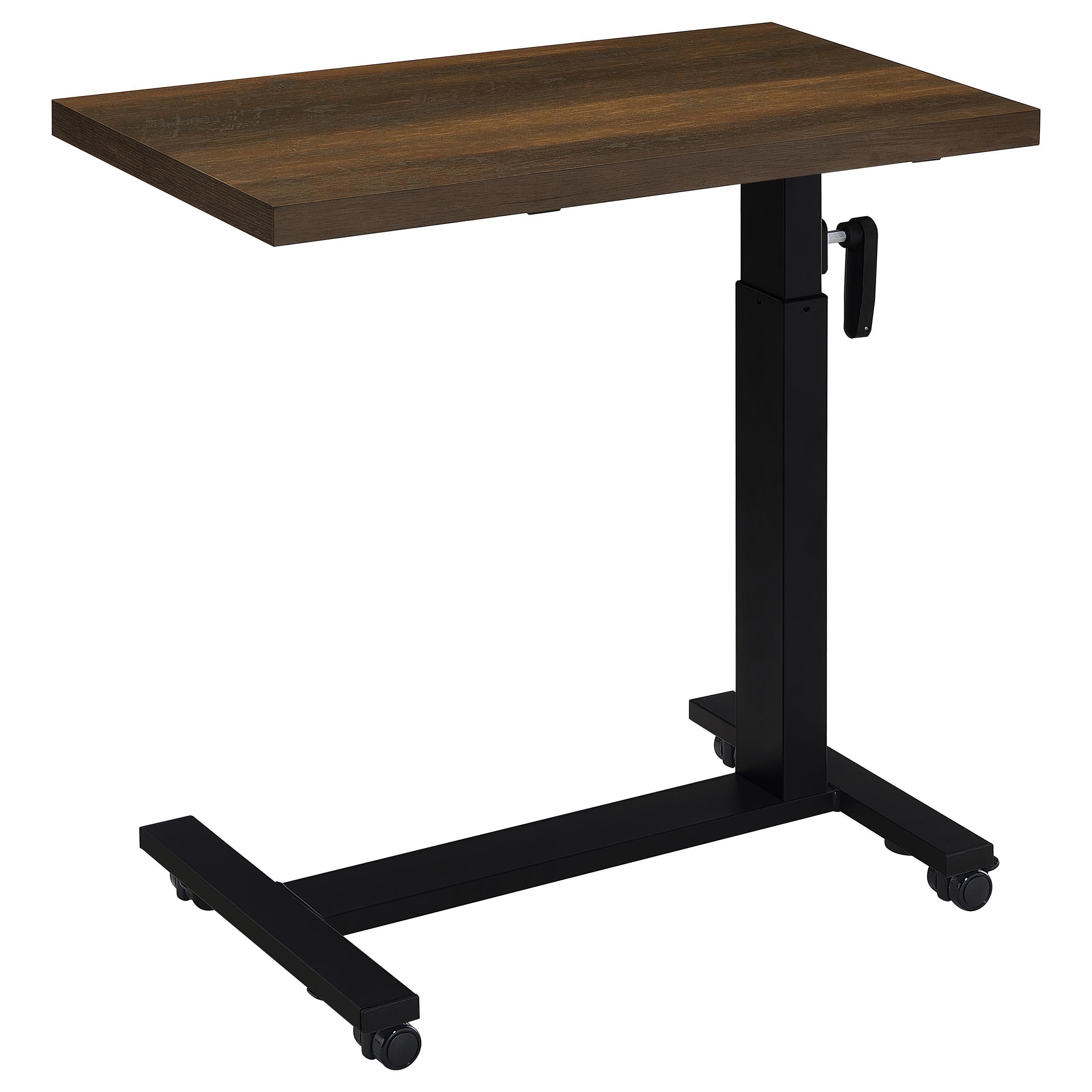  Coaster Furniture Westpark 315886 Height Adjustable Mobile Bedroom C-Table - Dark Pine IMAGE 9