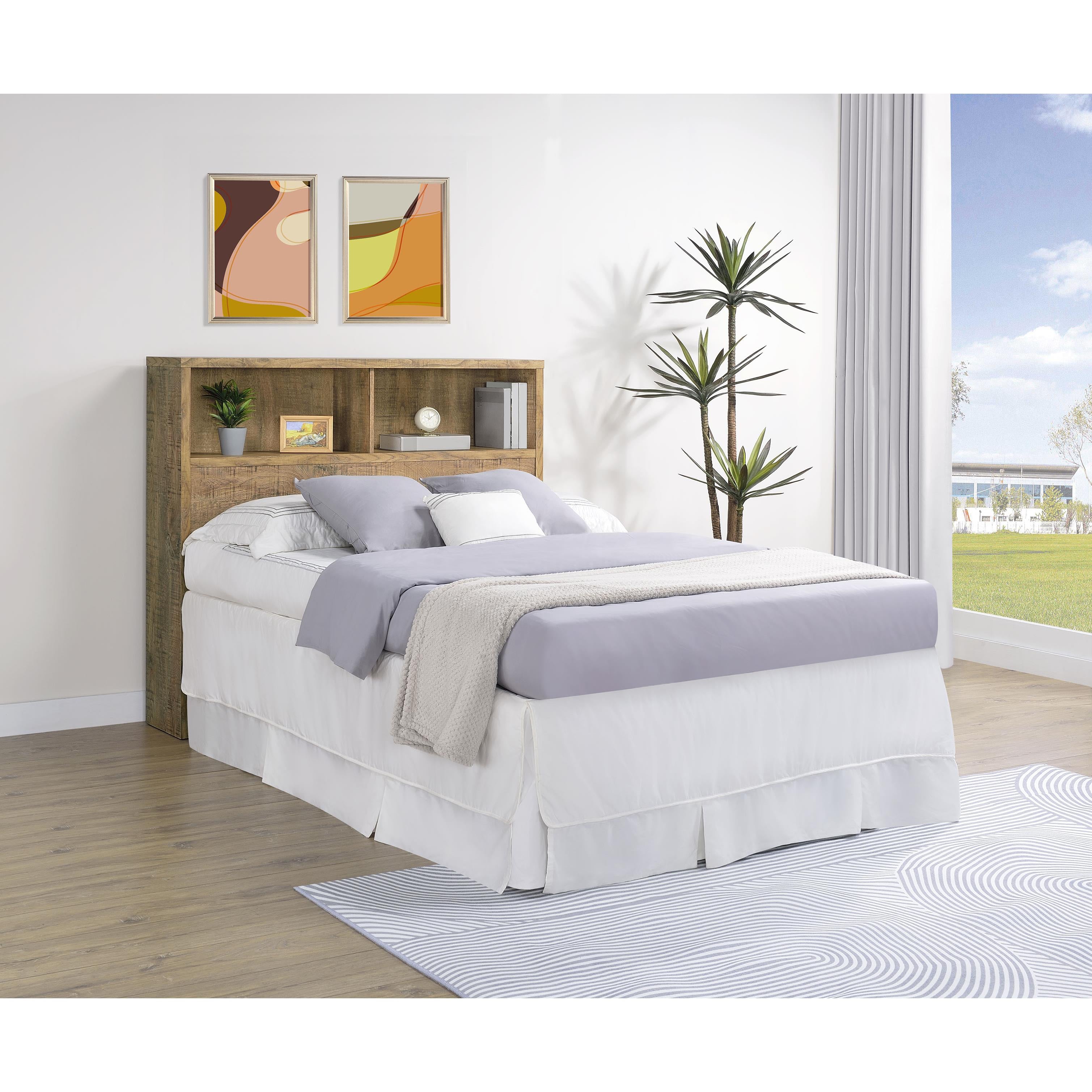  Coaster Furniture Westpark 315901F 49-inch Full Bookcase Headboard - Mango IMAGE 3