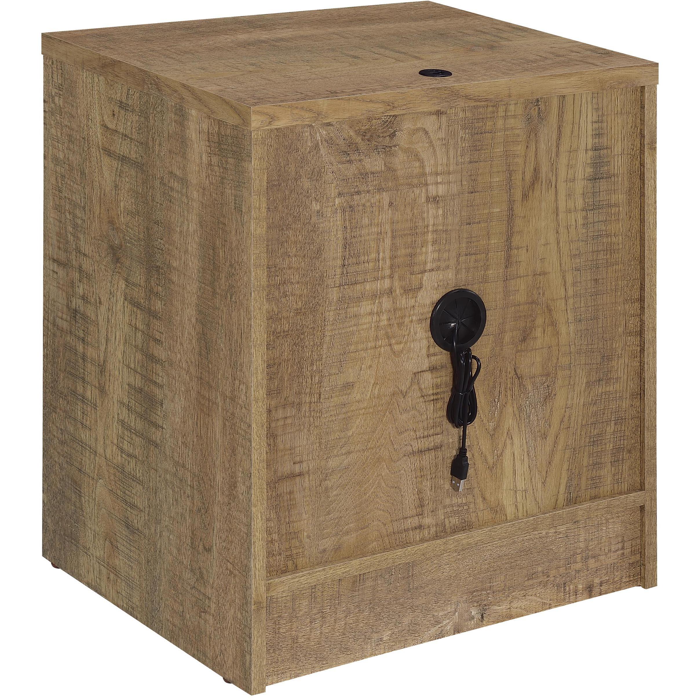  Coaster Furniture Westpark 315902 2-drawer Nightstand LED Lights and USB - Mango IMAGE 8