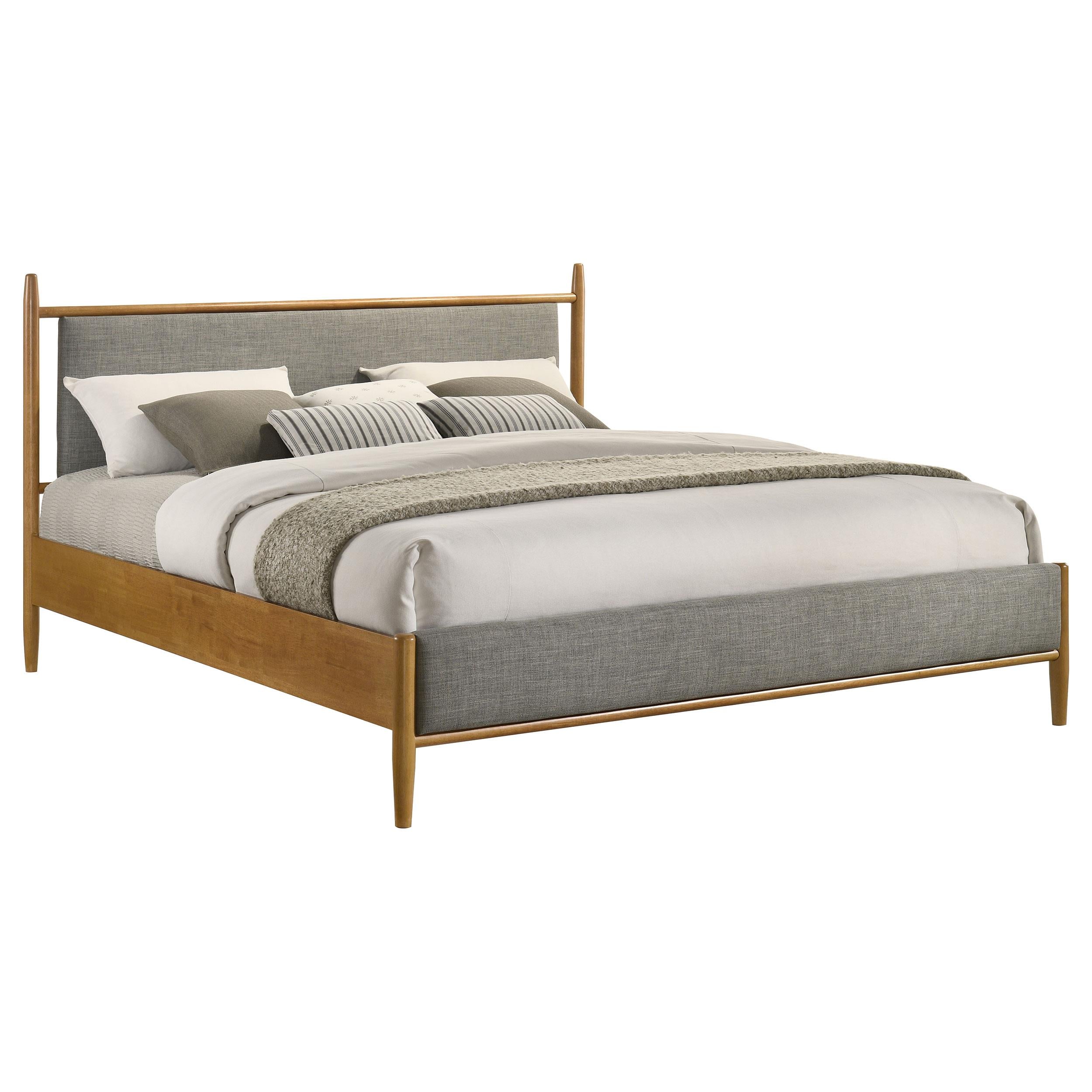  Coaster Furniture Mason 315914KE 46-inch Eastern King Panel Platform Bed - Light Brown IMAGE 6
