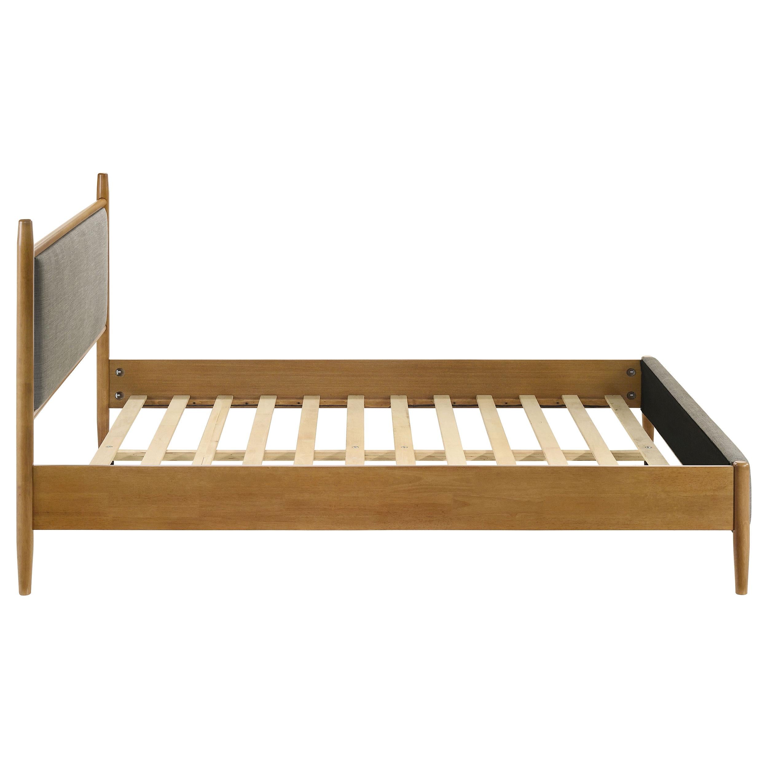  Coaster Furniture Mason 315914Q 46-inch Queen Panel Platform Bed - Grey/Light Brown IMAGE 5