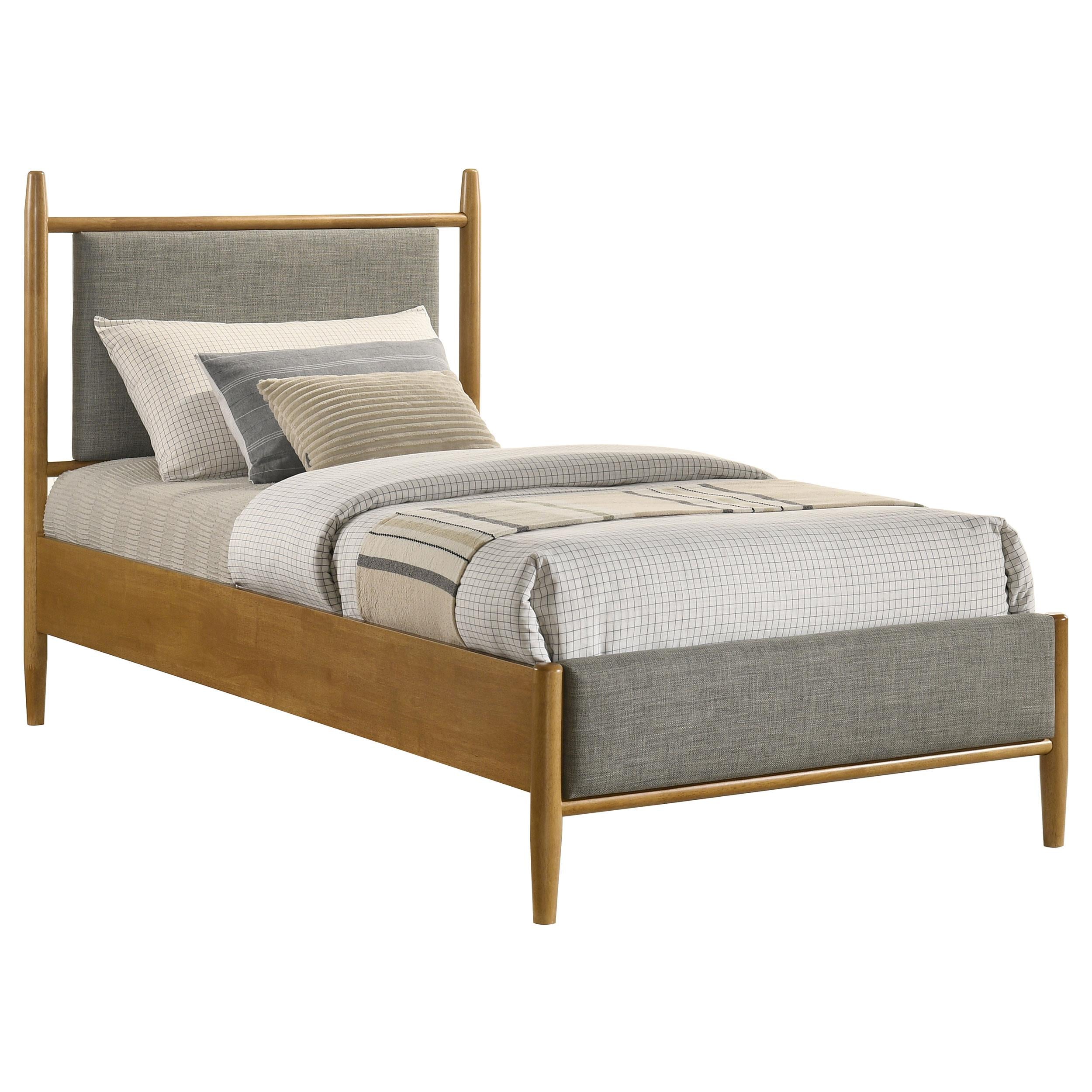  Coaster Furniture Mason 315914T 46-inch Twin Panel Platform Bed - Grey/Light Brown IMAGE 10