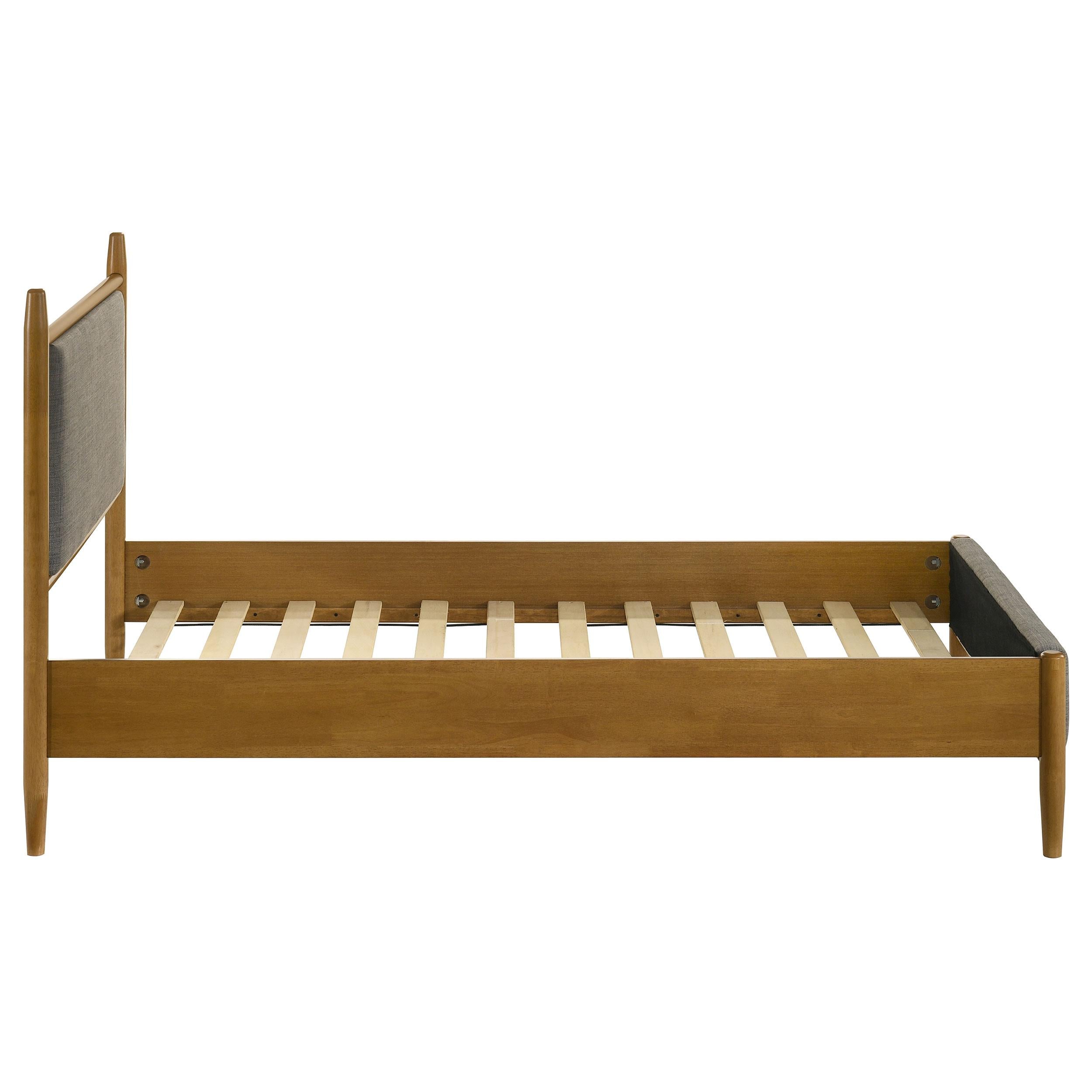  Coaster Furniture Mason 315914T 46-inch Twin Panel Platform Bed - Grey/Light Brown IMAGE 4