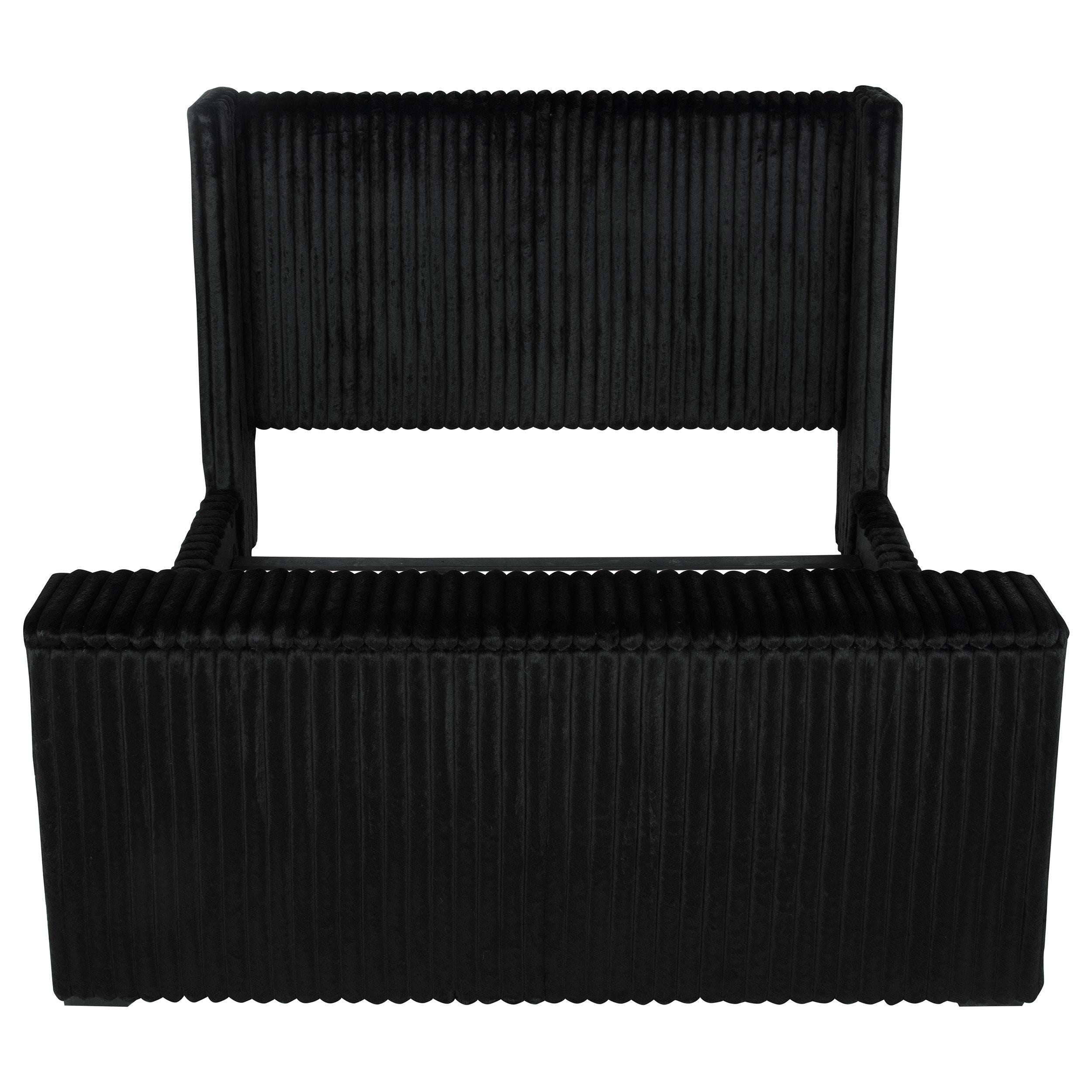  Coaster Furniture Centergrove 315945KW Upholstered California King Wingback TV Bed - Black IMAGE 5