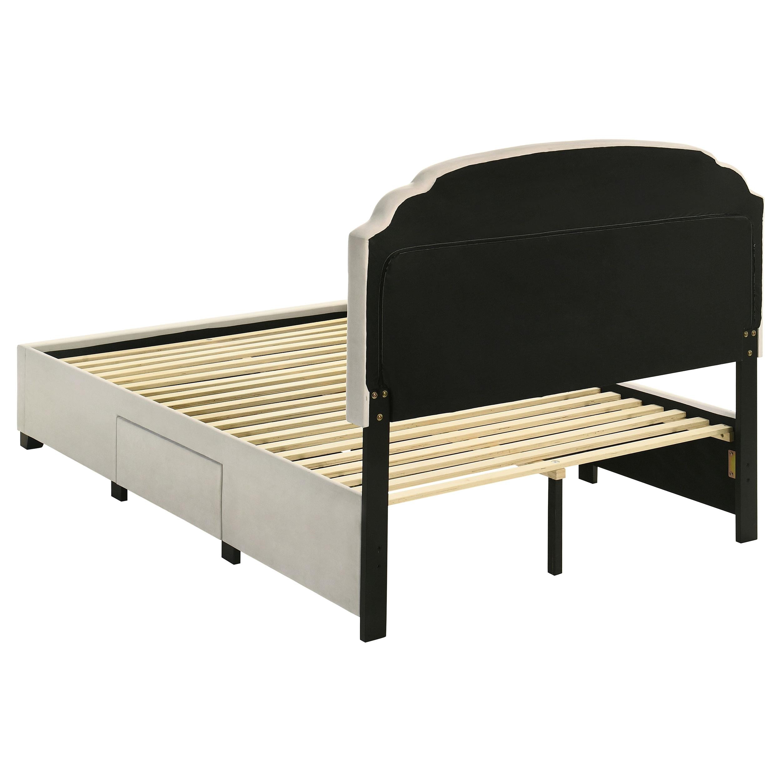  Coaster Furniture Marianna 316011F 4-drawer Upholstered Full Storage Bed - Cream IMAGE 4