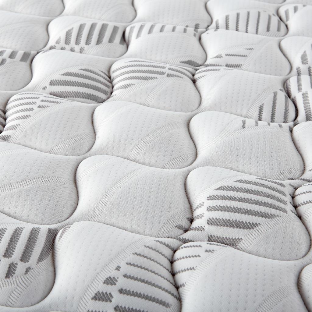  Coaster Furniture Hayes 350170KE Eastern King Firm Tight Top Hybrid Mattress - White IMAGE 4