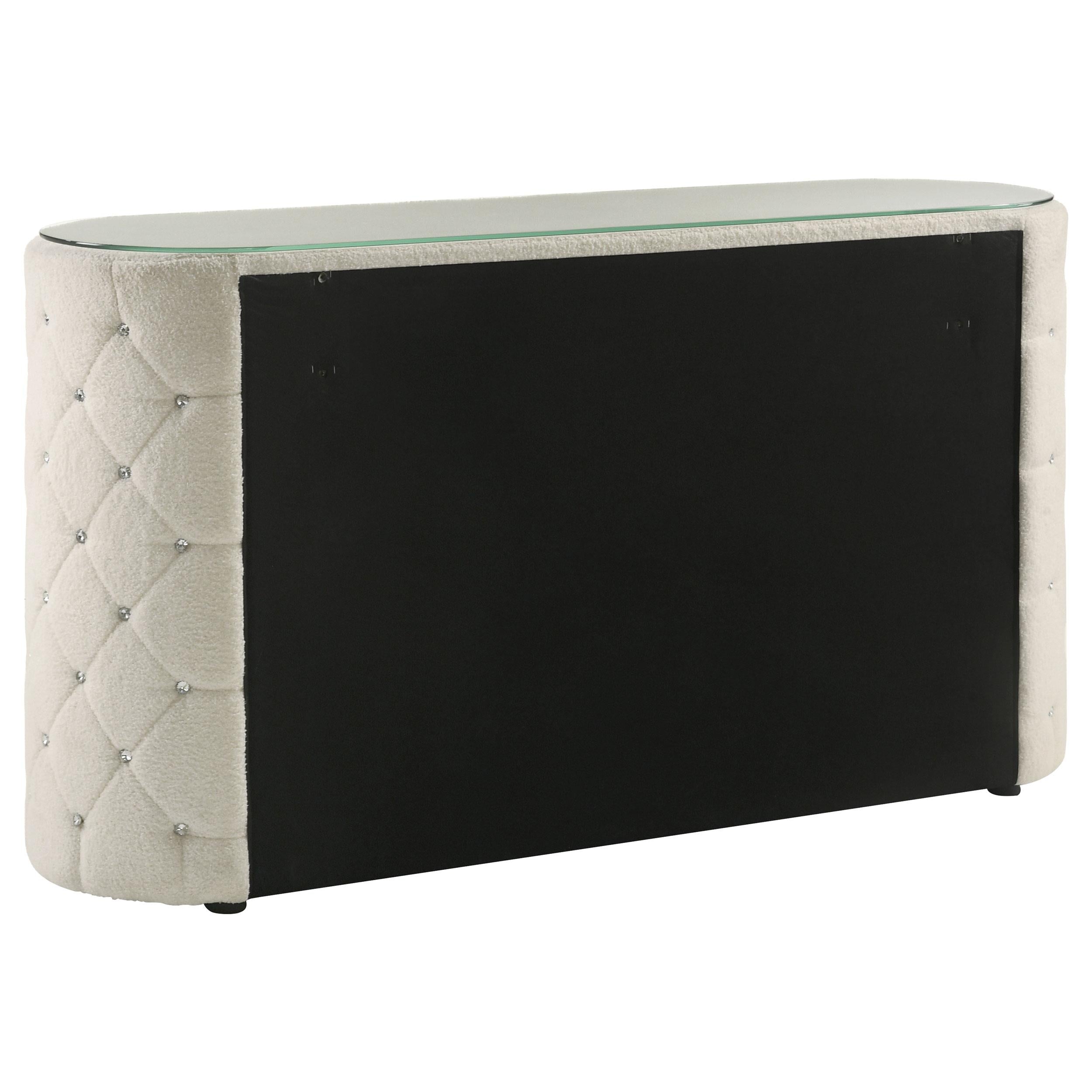  Coaster Furniture Sonya 360113 6-drawer Upholstered Bedroom Dresser - Ivory IMAGE 3