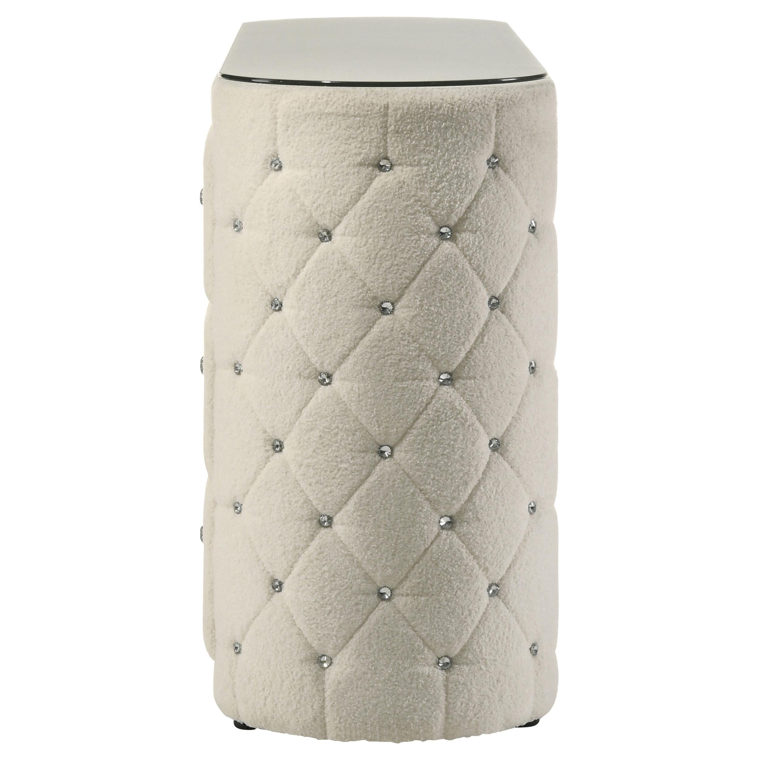  Coaster Furniture Sonya 360113 6-drawer Upholstered Bedroom Dresser - Ivory IMAGE 4