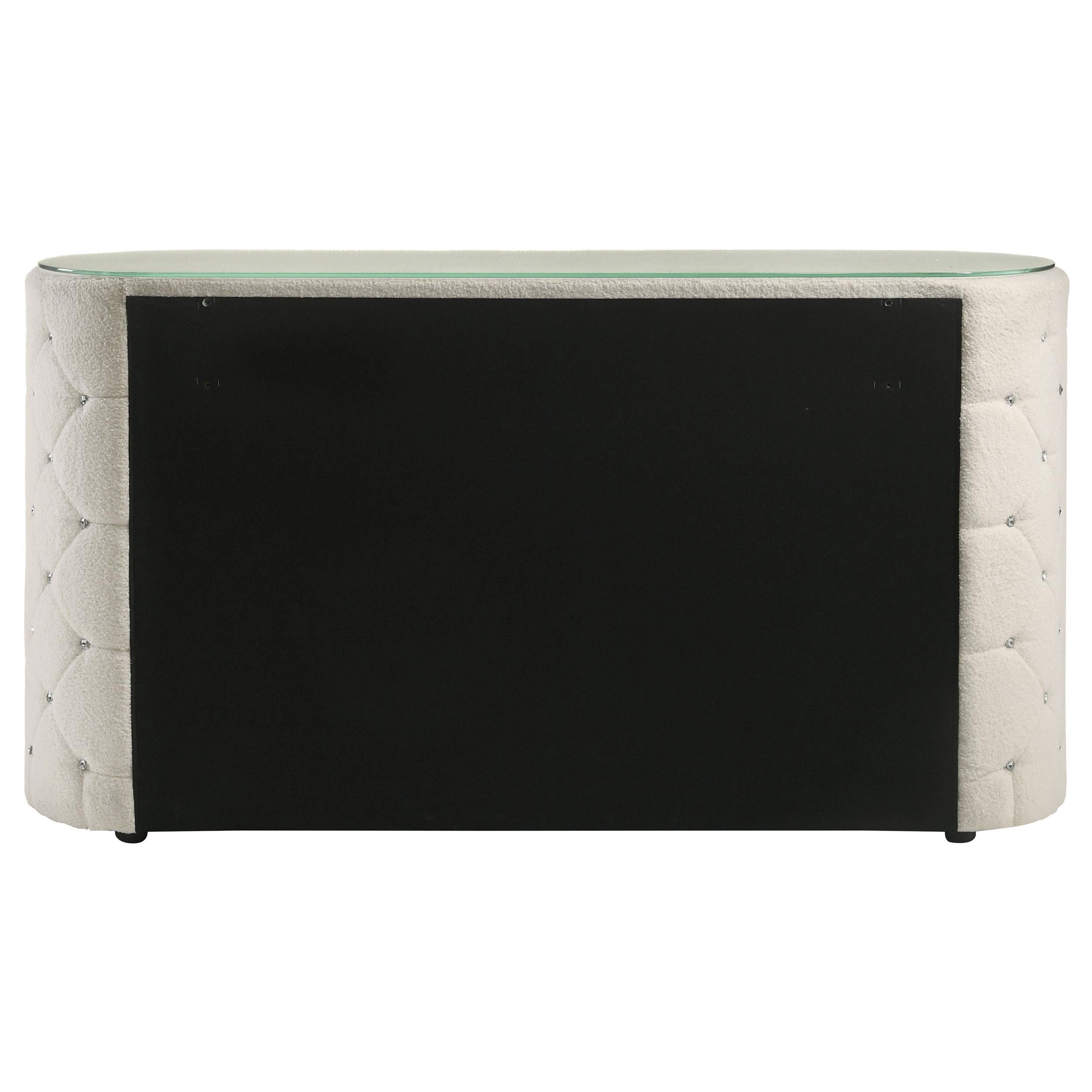  Coaster Furniture Sonya 360113 6-drawer Upholstered Bedroom Dresser - Ivory IMAGE 7