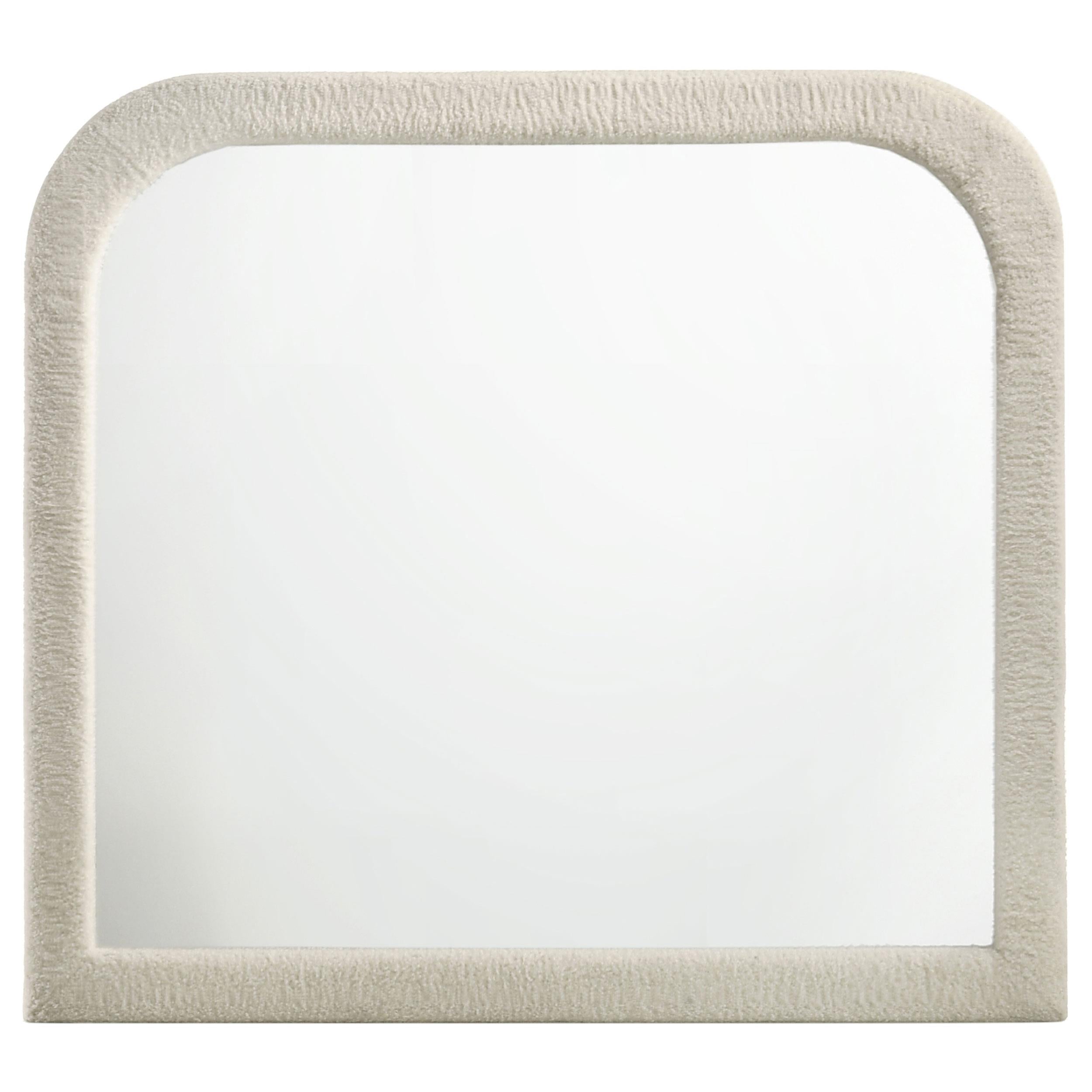  Coaster Furniture Sonya 360114 Upholstered Bedroom Dresser Mirror - Ivory IMAGE 2