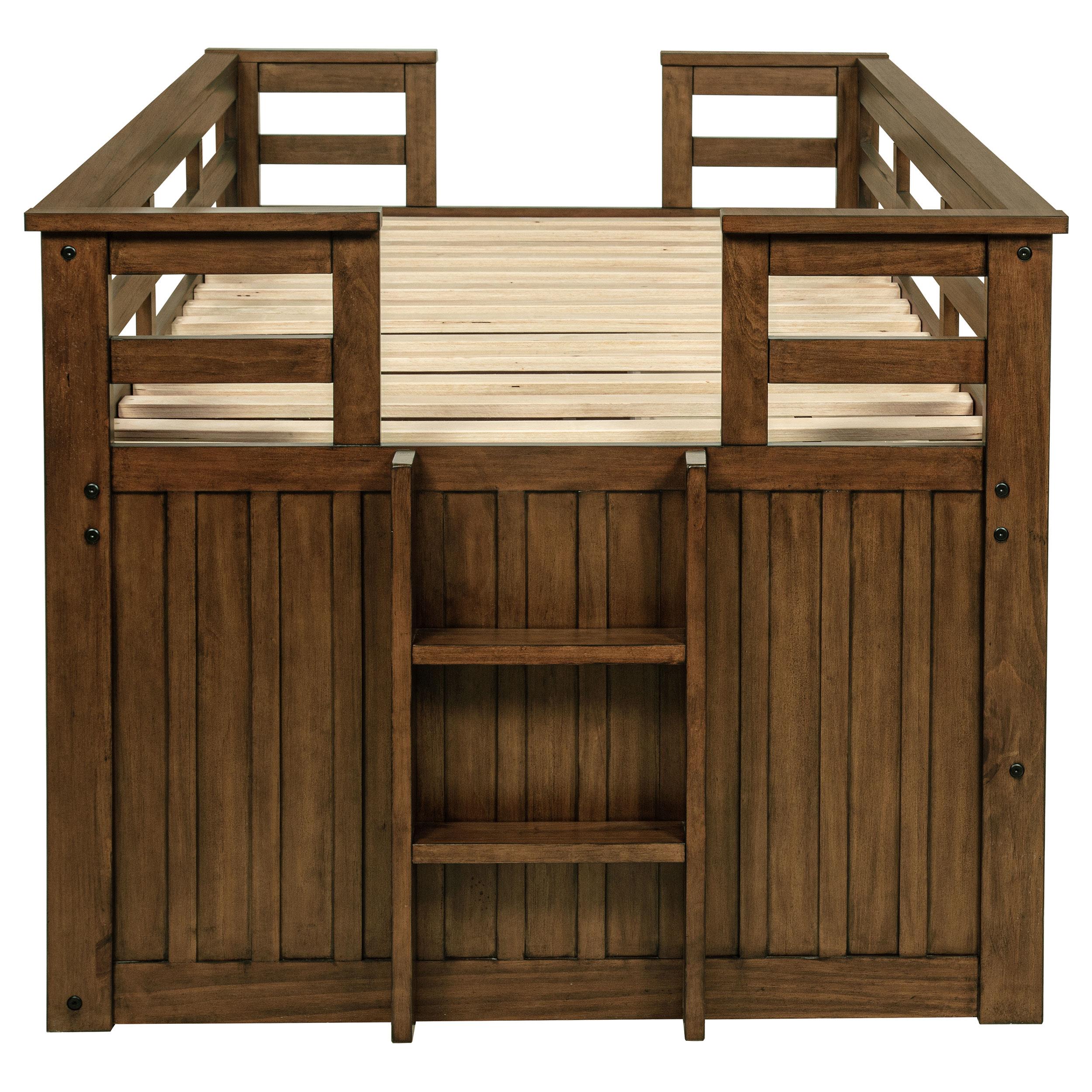  Coaster Furniture Carlsbad 400716T Wood Twin Captains Bed With Trundle - Medium Brown IMAGE 8