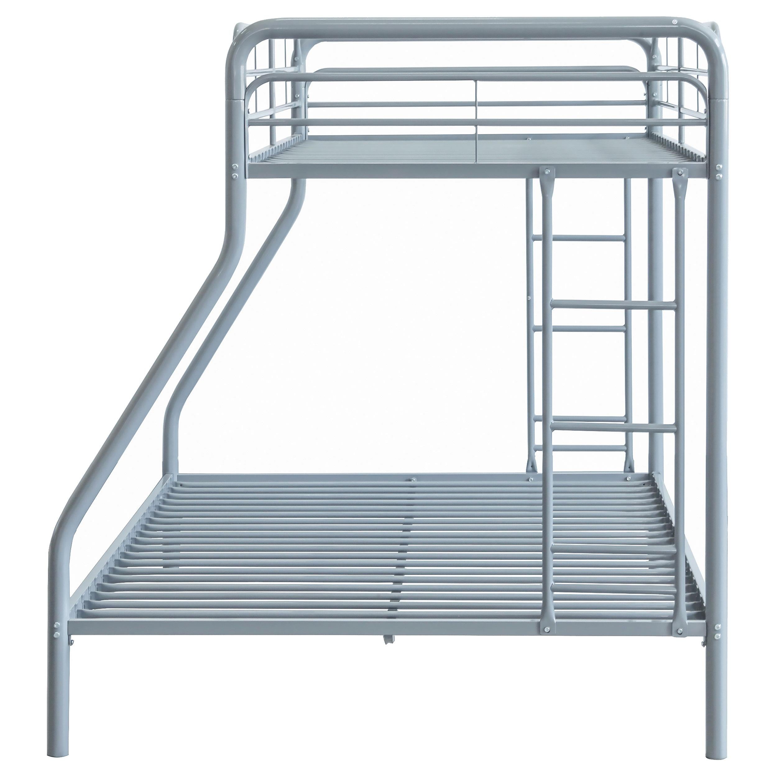  Coaster Furniture Carson 460340SVR Metal Twin Over Full Bunk Bed - Glossy Silver IMAGE 8