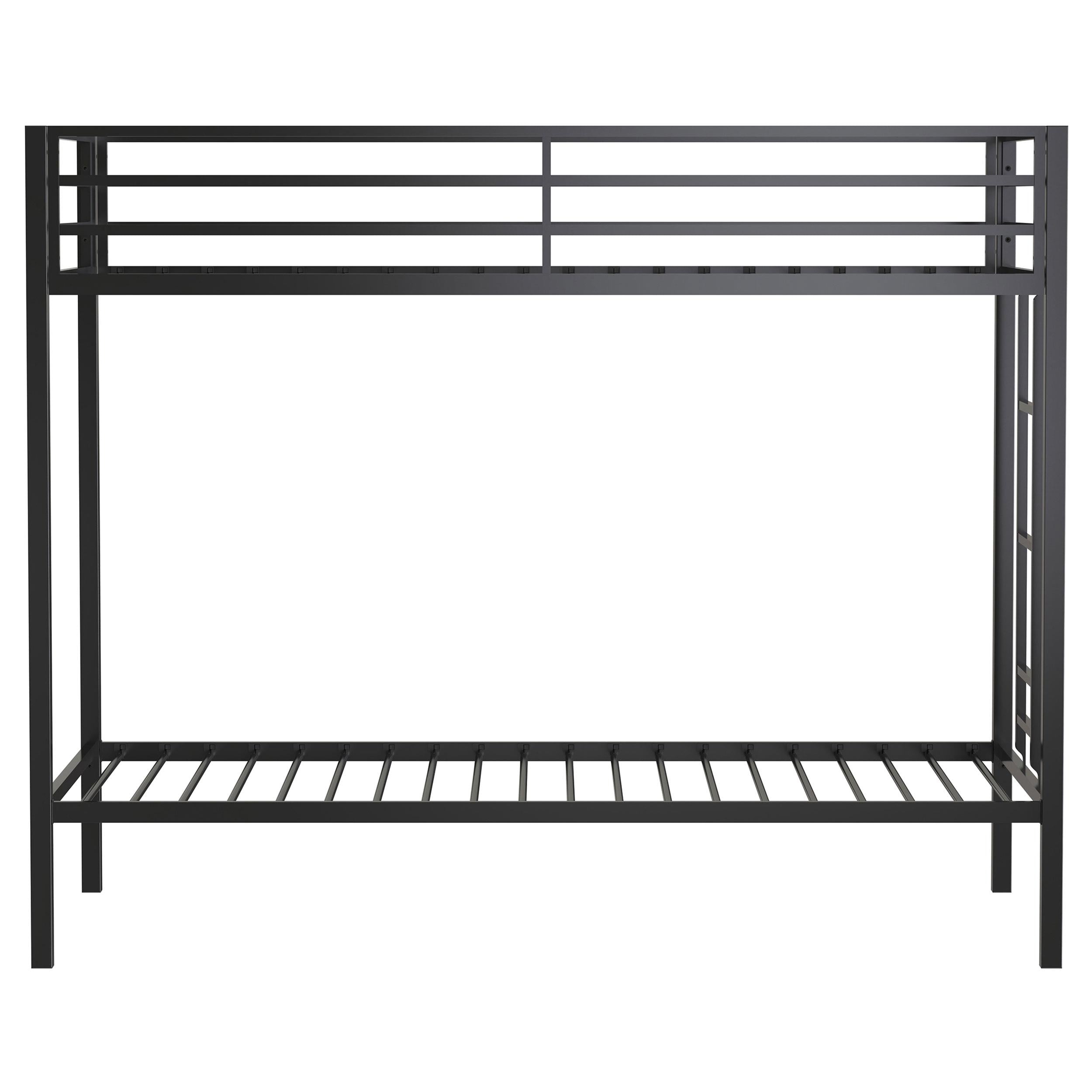  Coaster Furniture Alevera 460361BLK Metal Twin Over Twin Bunk Bed with Ladder - Black IMAGE 6