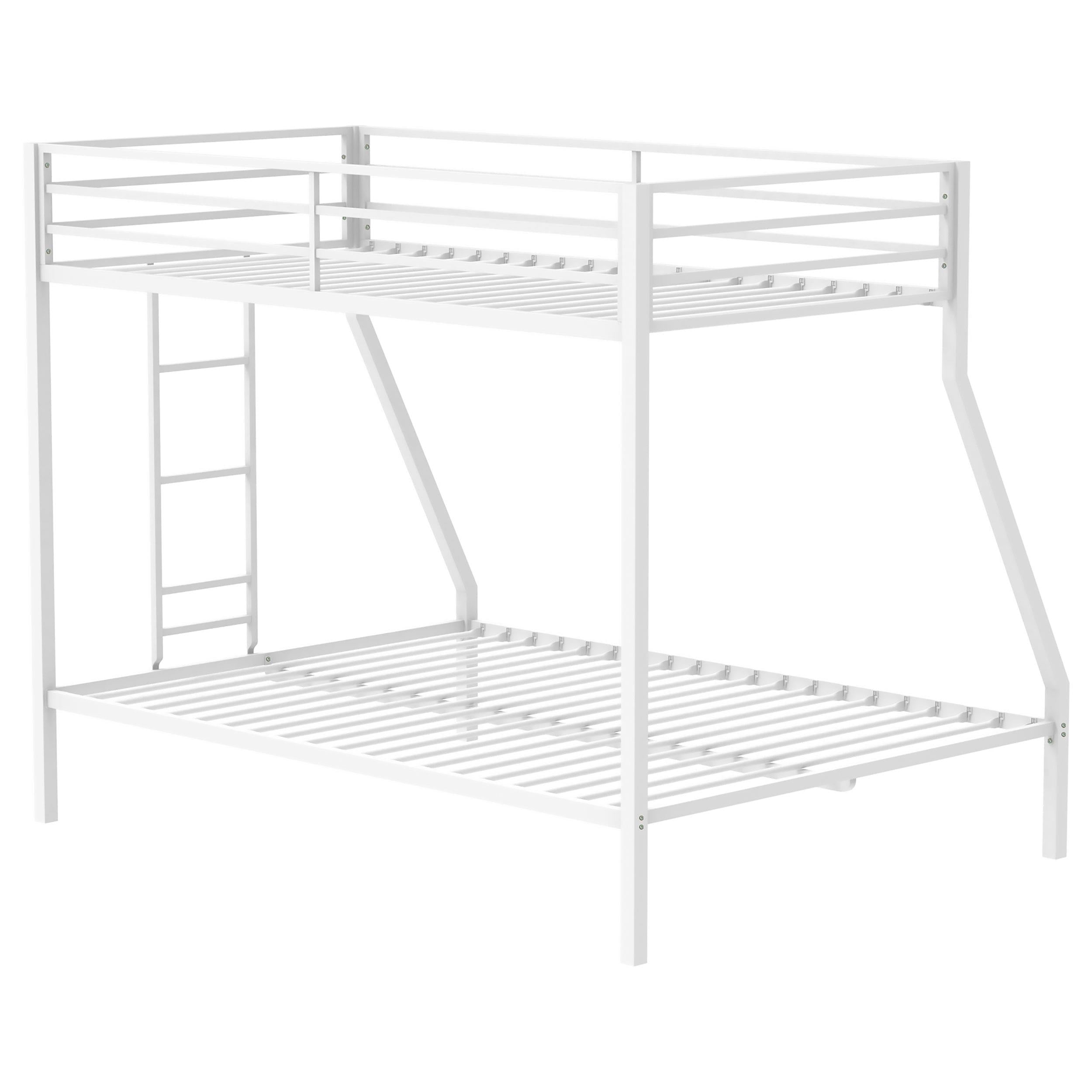  Coaster Furniture Alevera 460365WHT Metal Twin Over Full Bunk Bed with Ladder - White IMAGE 7