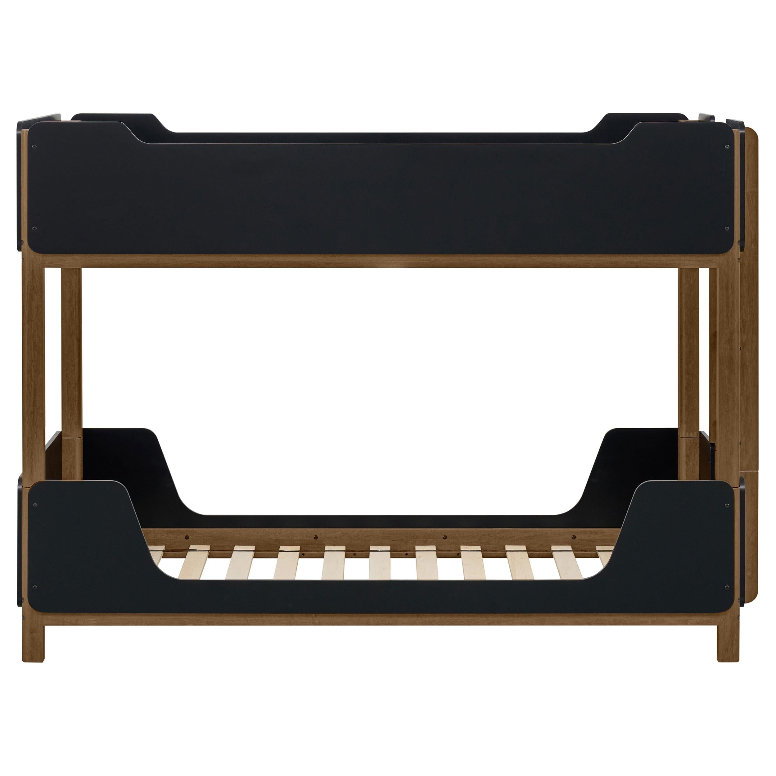  Coaster Furniture Morris 460369 Twin Over Twin Wood Bunk Bed - Black/Walnut IMAGE 8