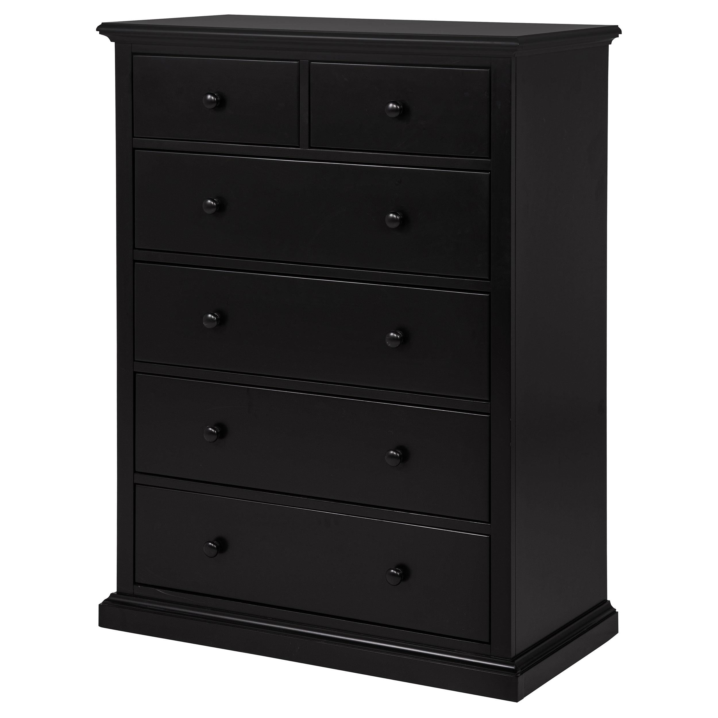  Coaster Furniture Sumerlin 460595BLK 6-drawer Bedroom Chest - Black IMAGE 2
