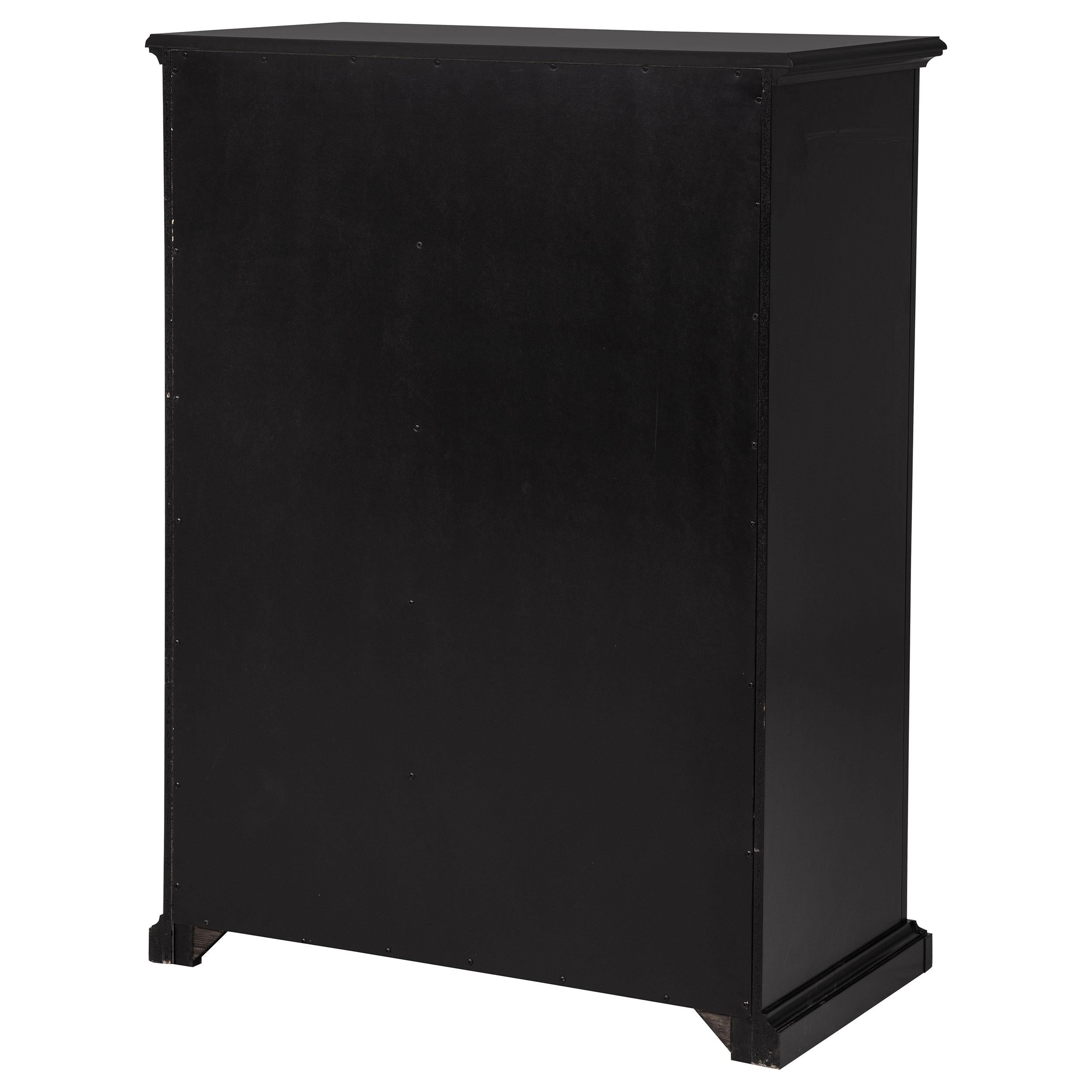  Coaster Furniture Sumerlin 460595BLK 6-drawer Bedroom Chest - Black IMAGE 3