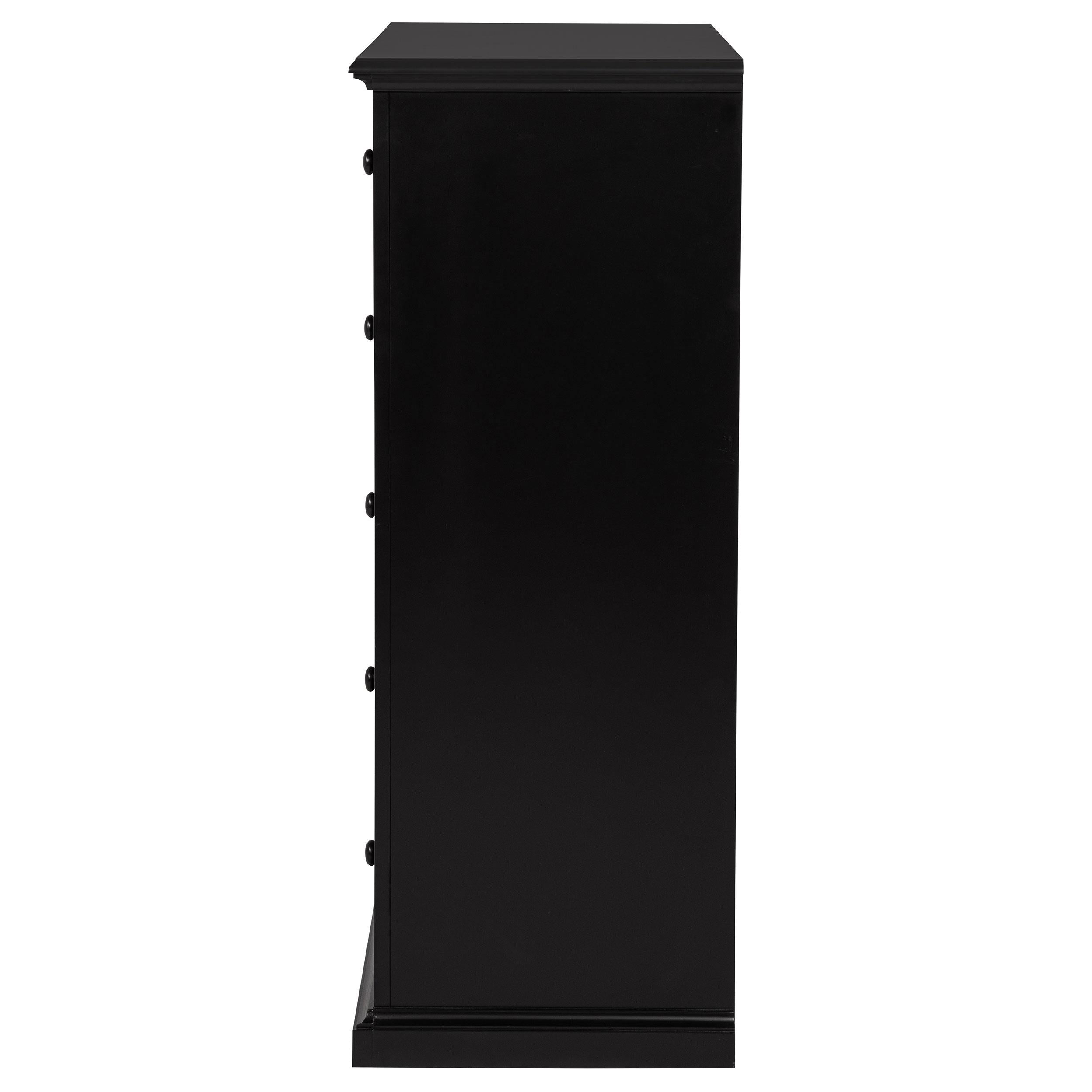  Coaster Furniture Sumerlin 460595BLK 6-drawer Bedroom Chest - Black IMAGE 4