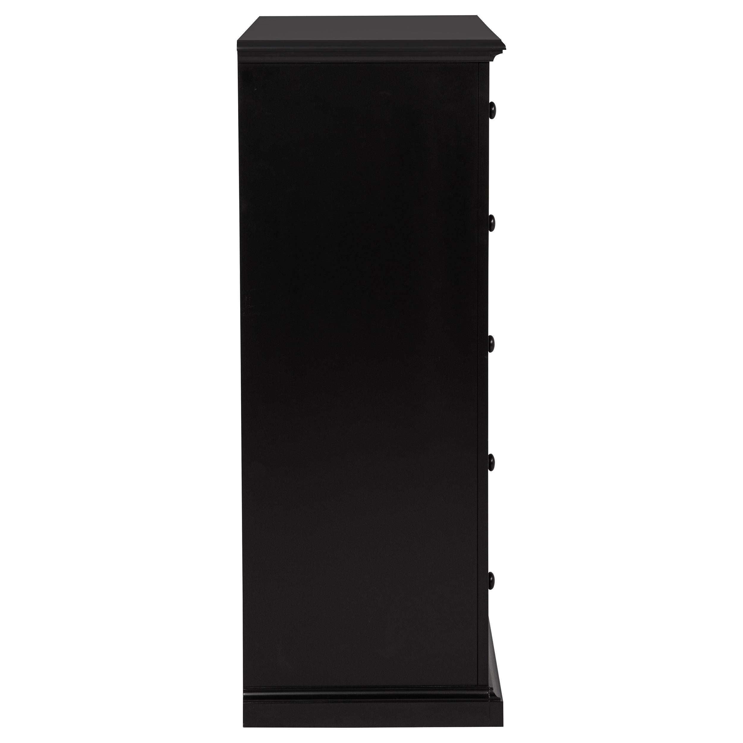  Coaster Furniture Sumerlin 460595BLK 6-drawer Bedroom Chest - Black IMAGE 6