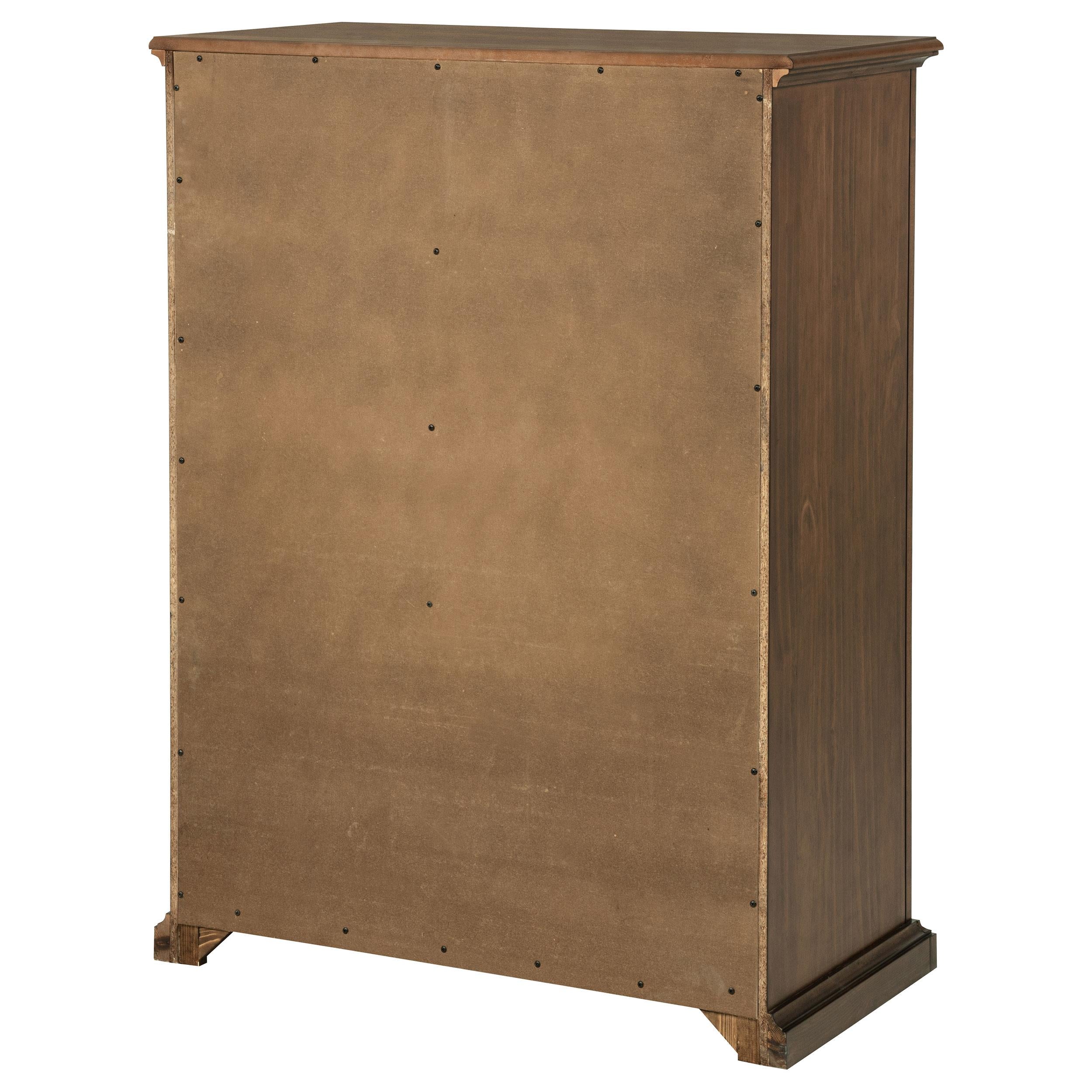  Coaster Furniture Sumerlin 460595WAL 6-drawer Bedroom Chest - Medium Brown IMAGE 2