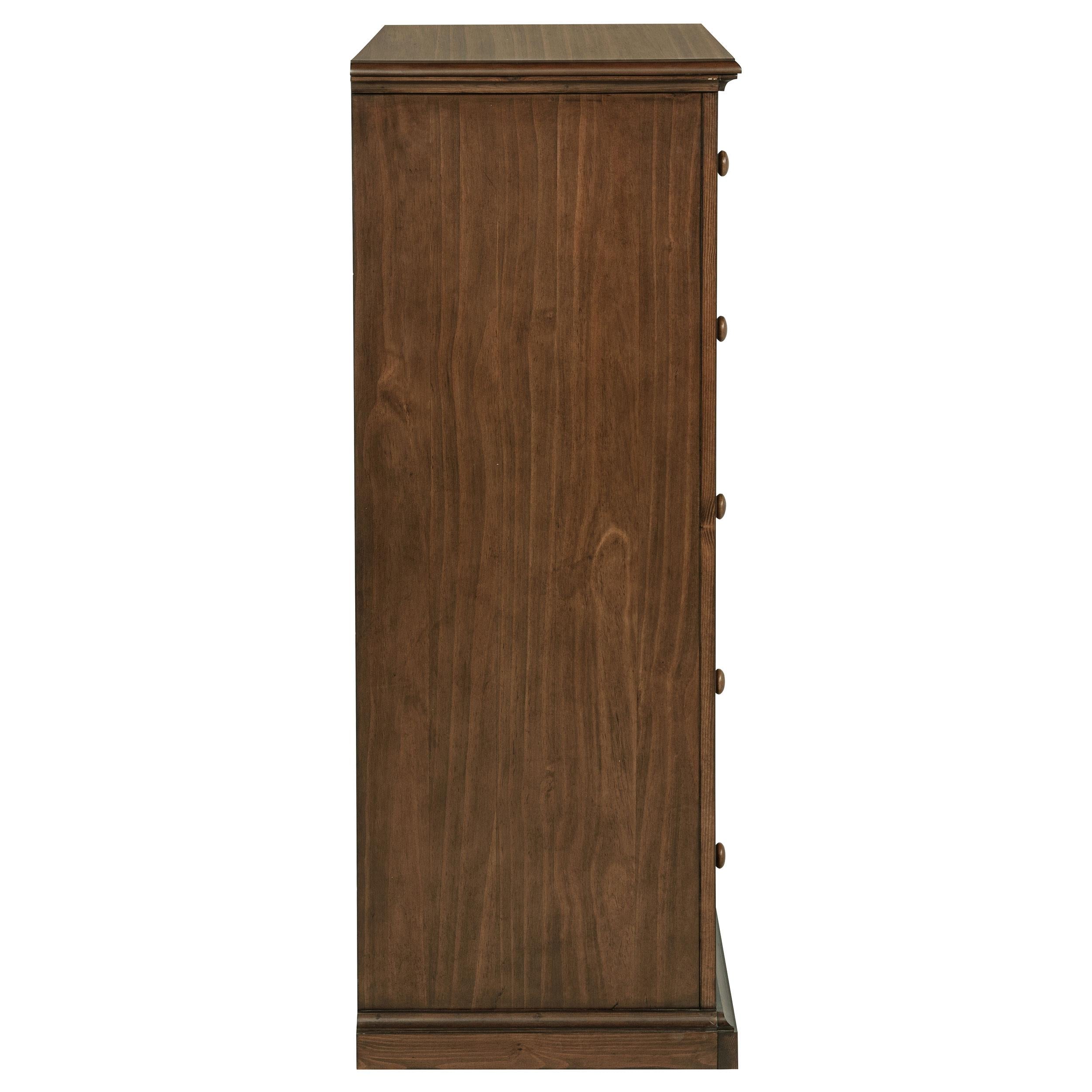  Coaster Furniture Sumerlin 460595WAL 6-drawer Bedroom Chest - Medium Brown IMAGE 5