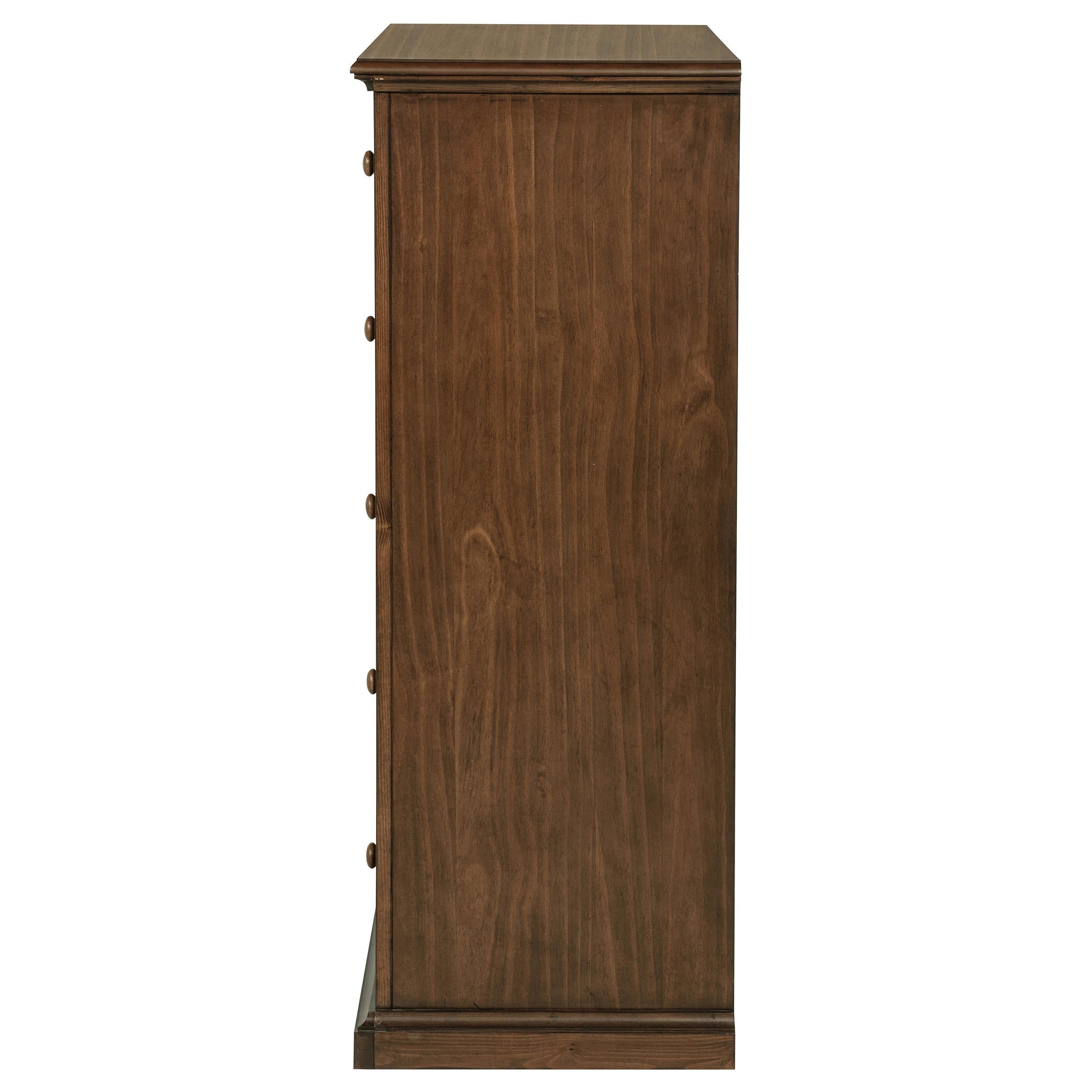  Coaster Furniture Sumerlin 460595WAL 6-drawer Bedroom Chest - Medium Brown IMAGE 6