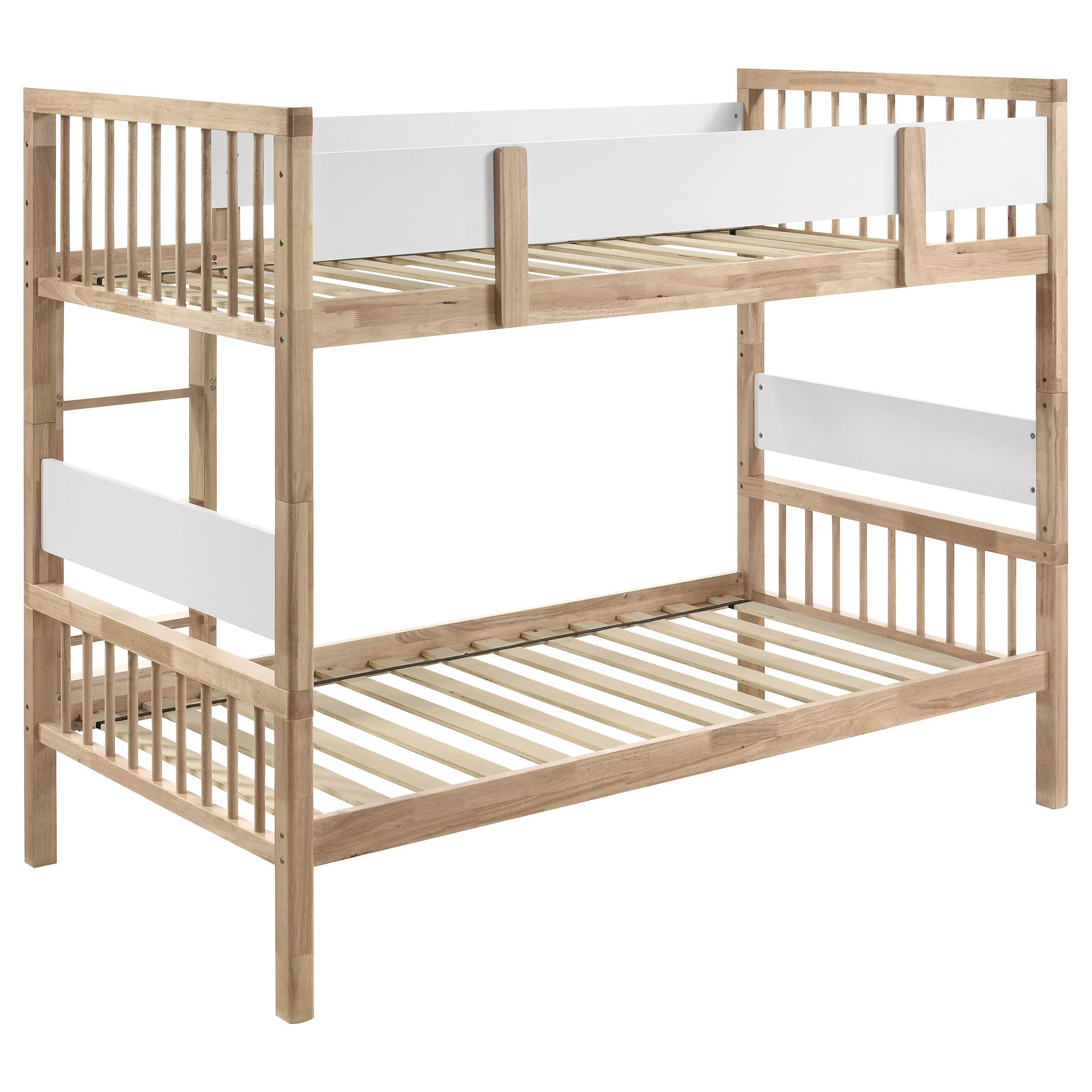  Coaster Furniture Dakota 461171 Wood Twin Over Twin Bunk Bed - Natural IMAGE 10