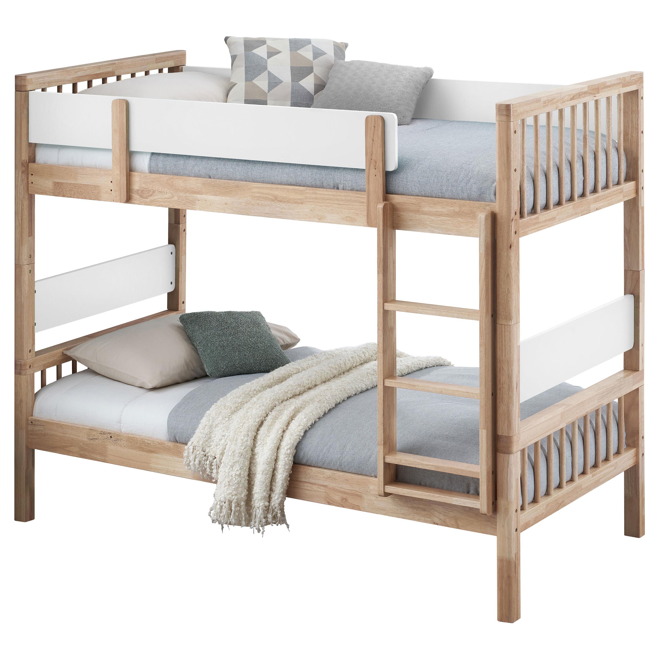  Coaster Furniture Dakota 461171 Wood Twin Over Twin Bunk Bed - Natural IMAGE 6