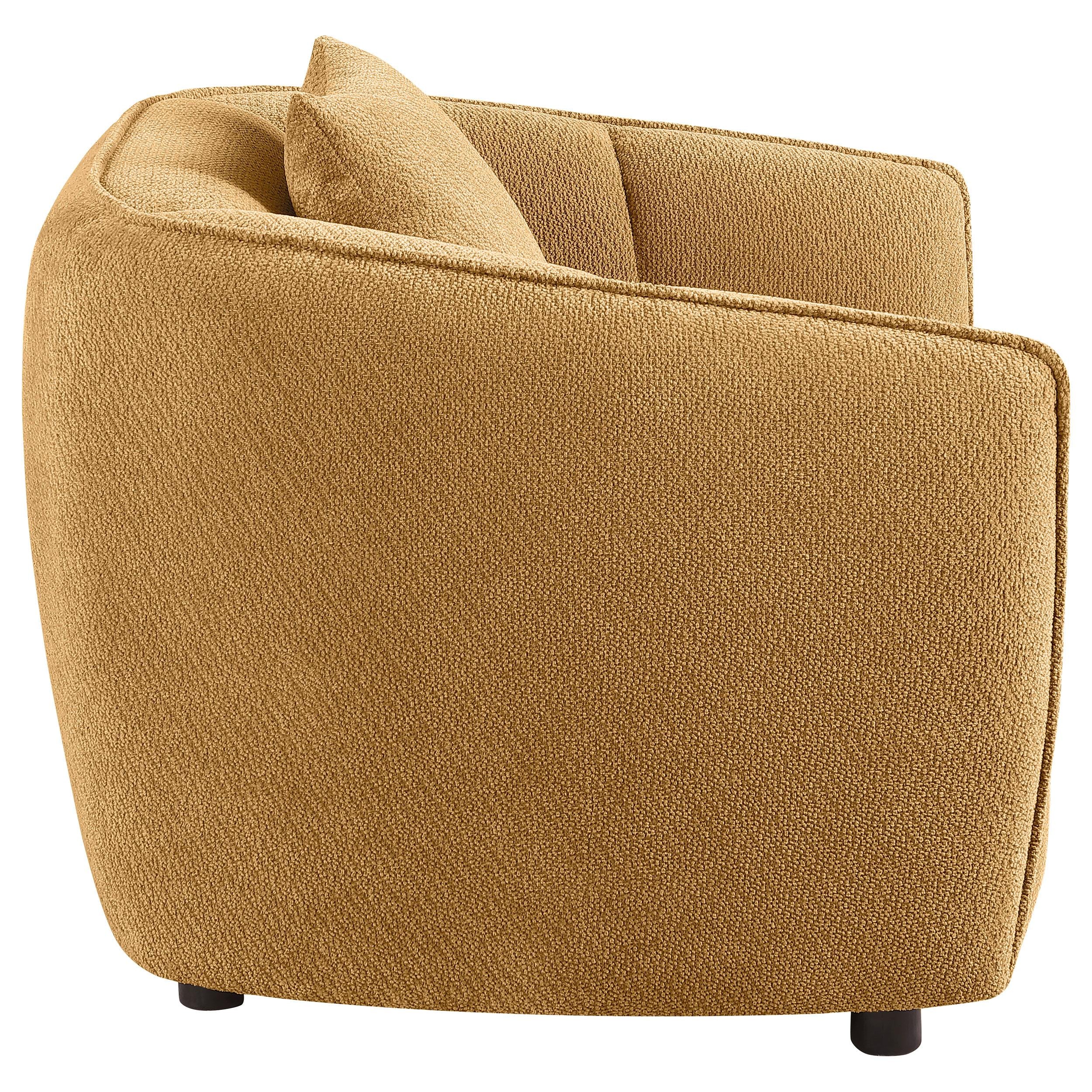  Coaster Furniture Aleisha 503063 Fabric Upholstered Accent Chair - Mustard Yellow IMAGE 8